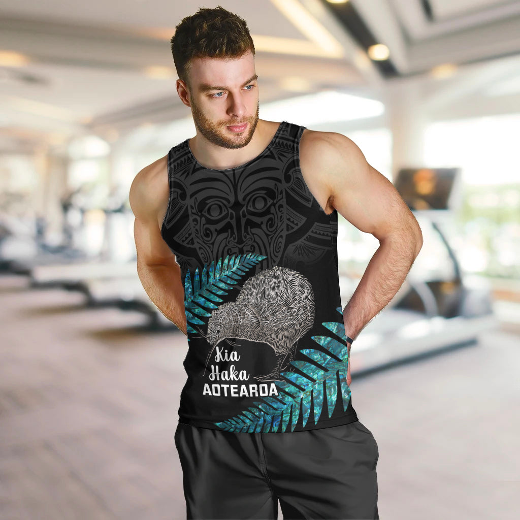 Custom New Zealand Silver Fern Rugby Men Tank Top Pacific 2023 Kia Haka Kiwis With Maori Ta Moko - Vibe Hoodie Shop