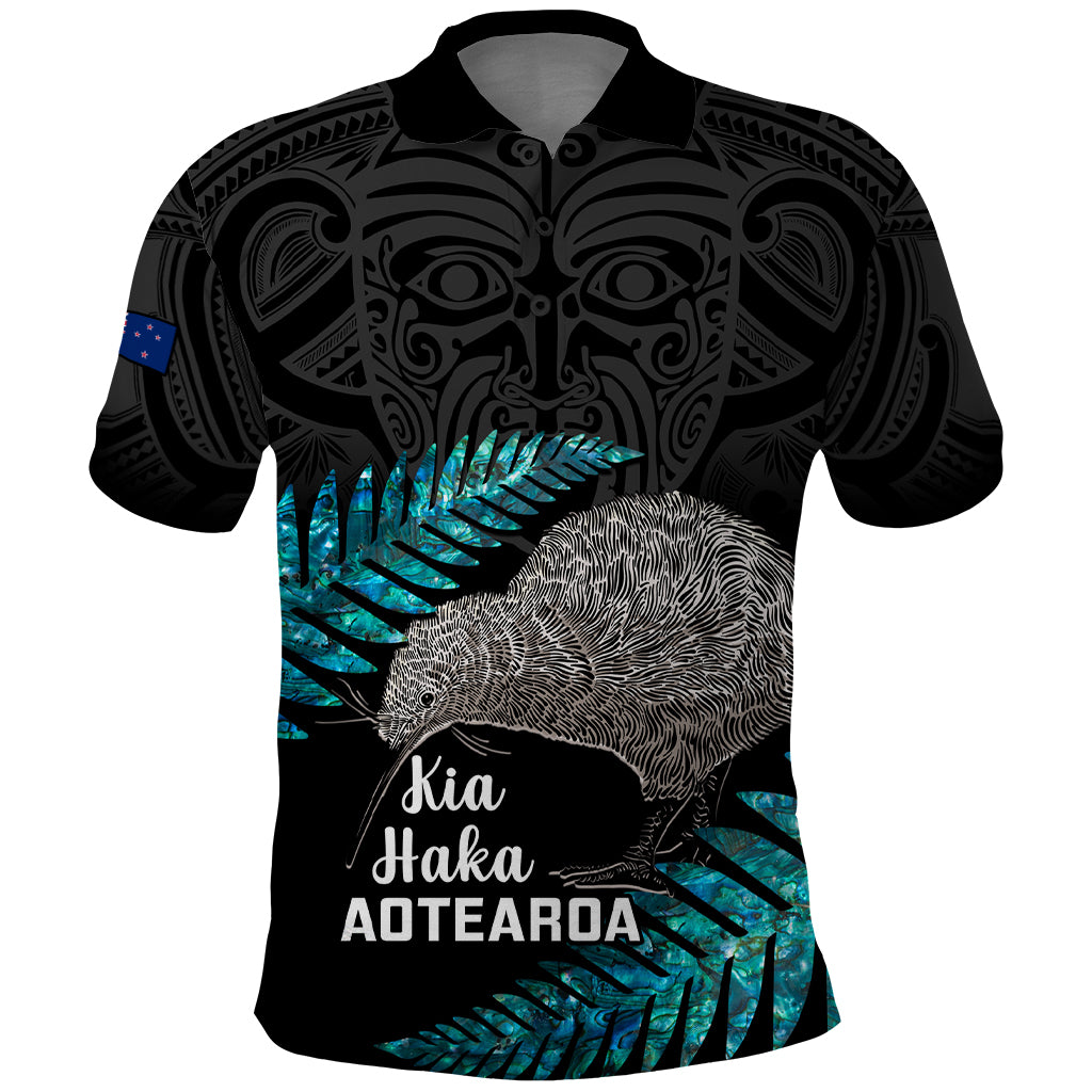 Custom New Zealand Silver Fern Rugby Polo Shirt Pacific 2023 Kia Haka Kiwis With Maori Ta Moko - Vibe Hoodie Shop