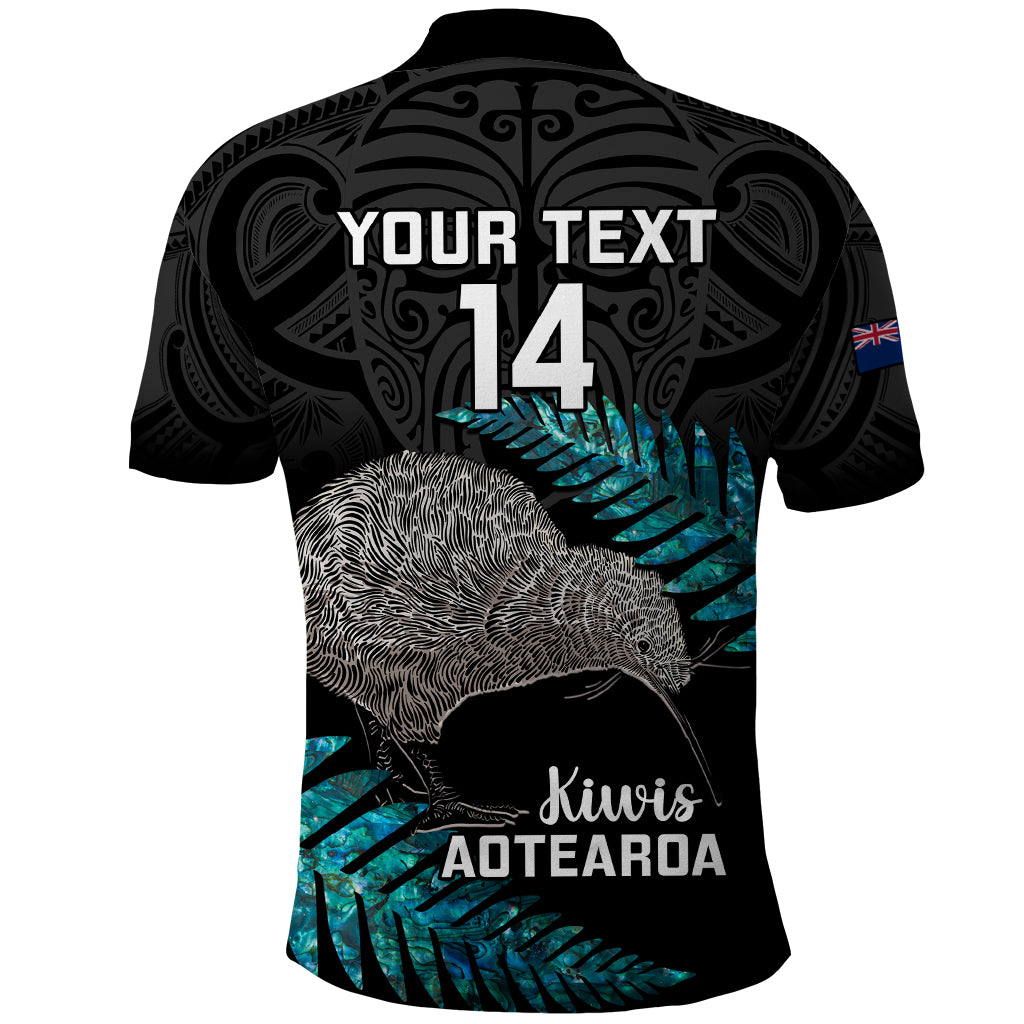 Custom New Zealand Silver Fern Rugby Polo Shirt Pacific 2023 Kia Haka Kiwis With Maori Ta Moko - Vibe Hoodie Shop