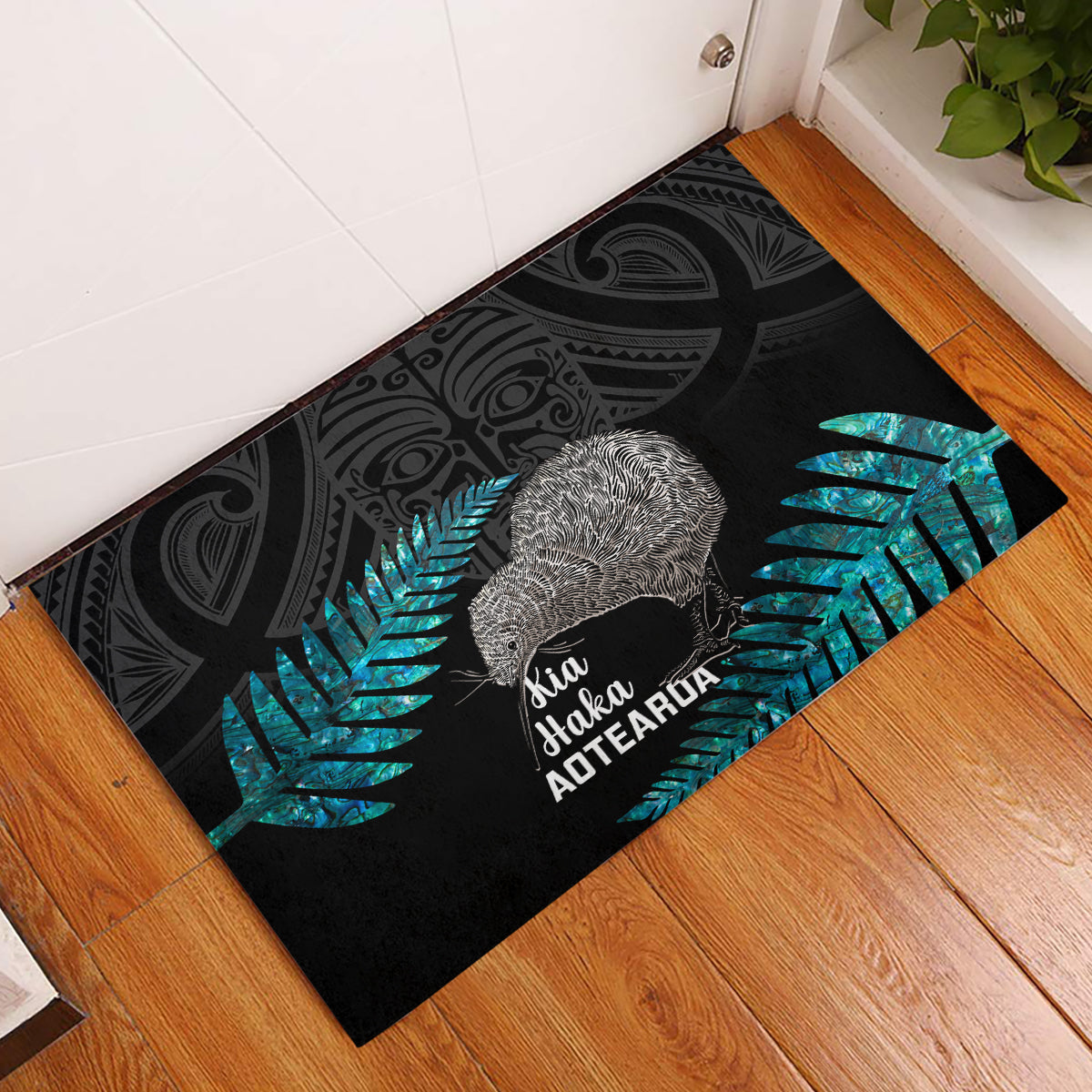 custom-new-zealand-silver-fern-rugby-rubber-doormat-pacific-2023-kia-haka-kiwis-with-maori-ta-moko