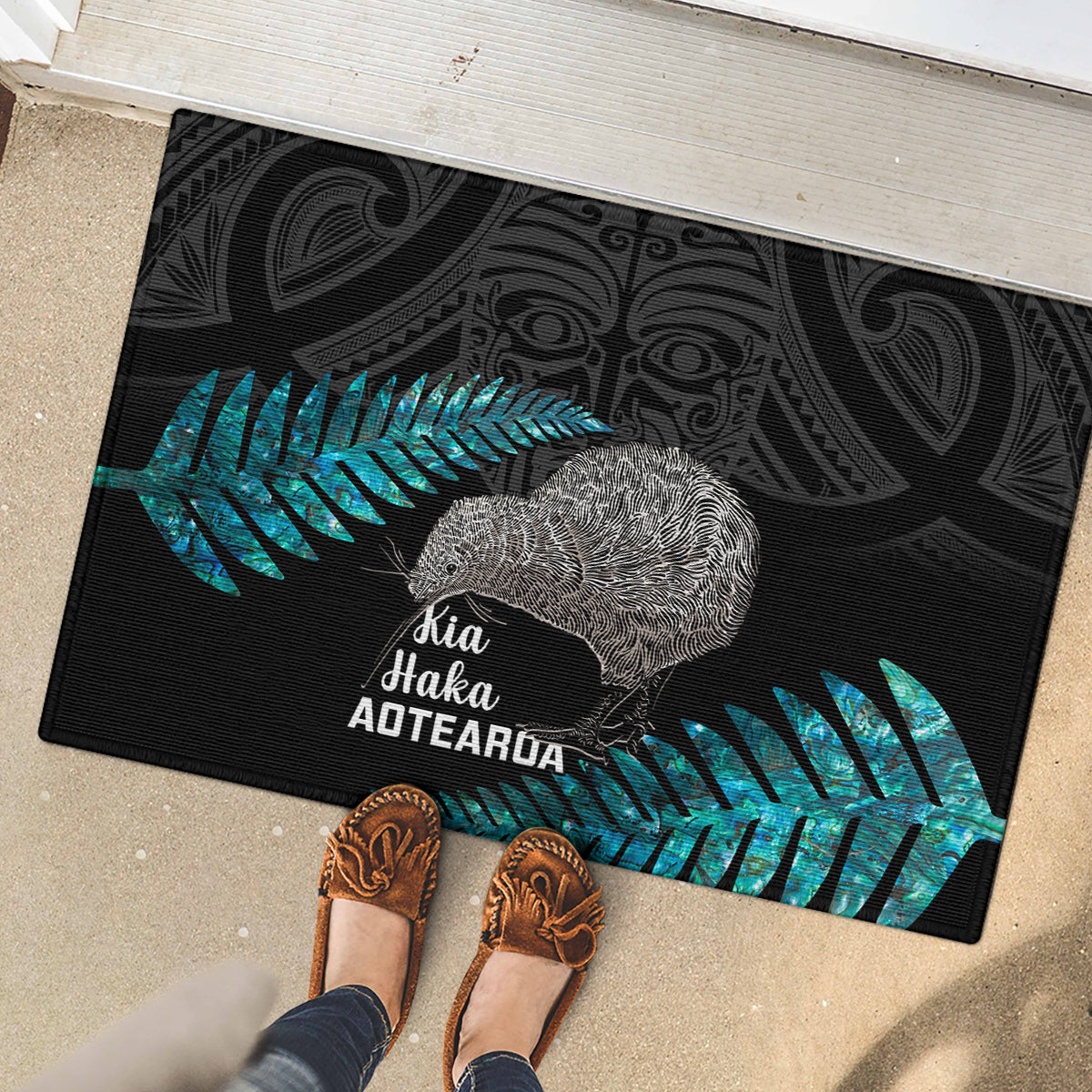custom-new-zealand-silver-fern-rugby-rubber-doormat-pacific-2023-kia-haka-kiwis-with-maori-ta-moko