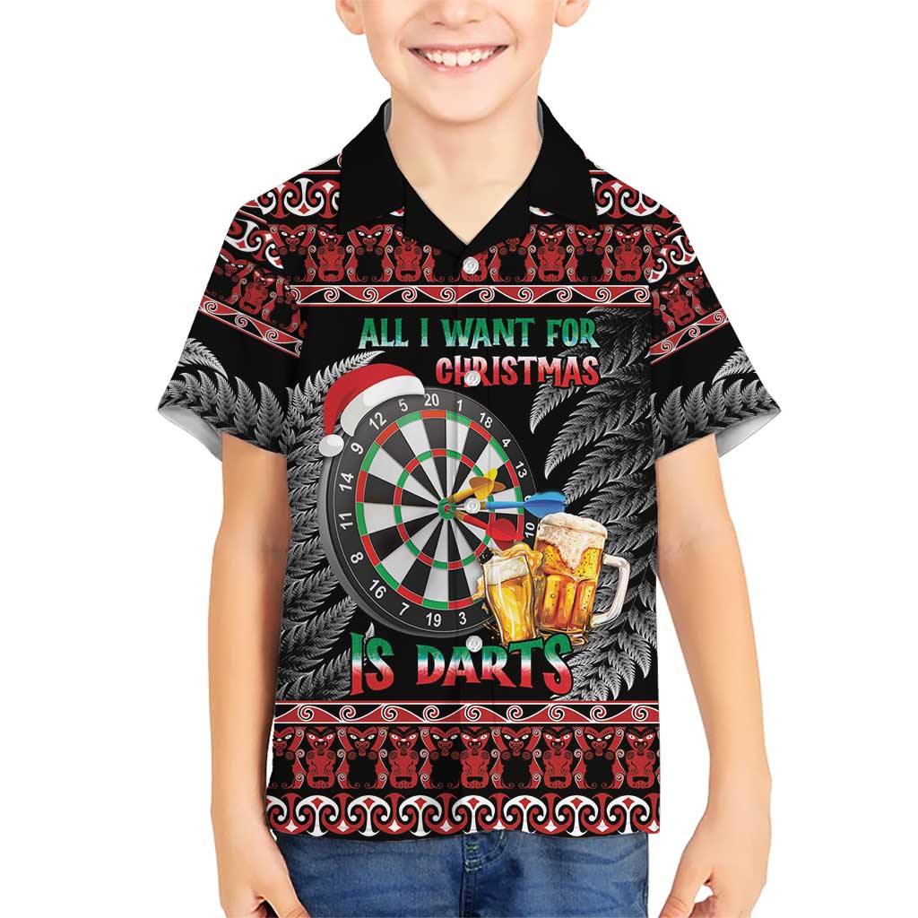 All I Want For Christmas Is Darts New Zealand Hawaiian Shirt - Vibe Hoodie Shop