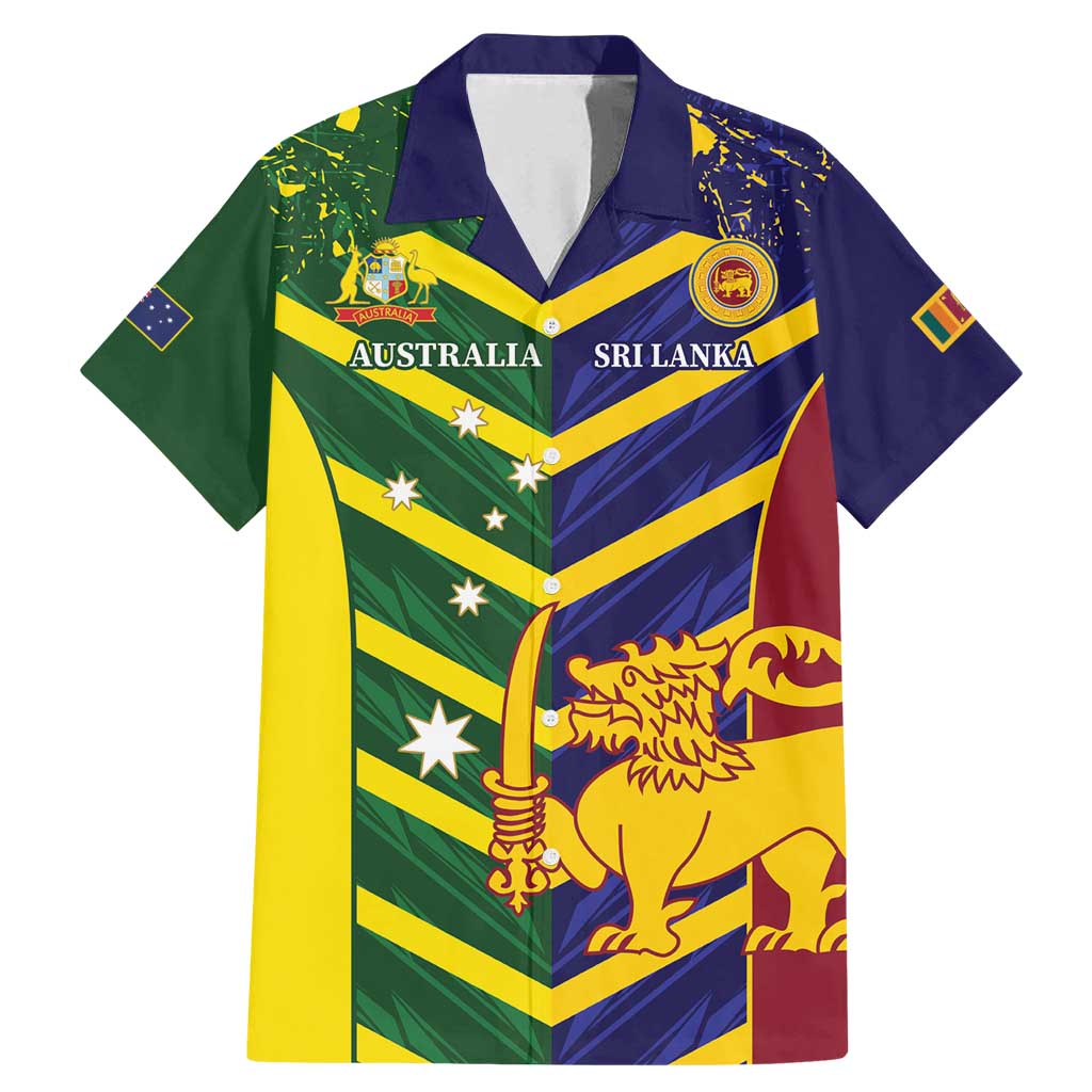 Custom Sri Lanka And Australia Cricket Family Matching Mermaid Dress and Hawaiian Shirt 2025 The Lions Baggy Greens Together