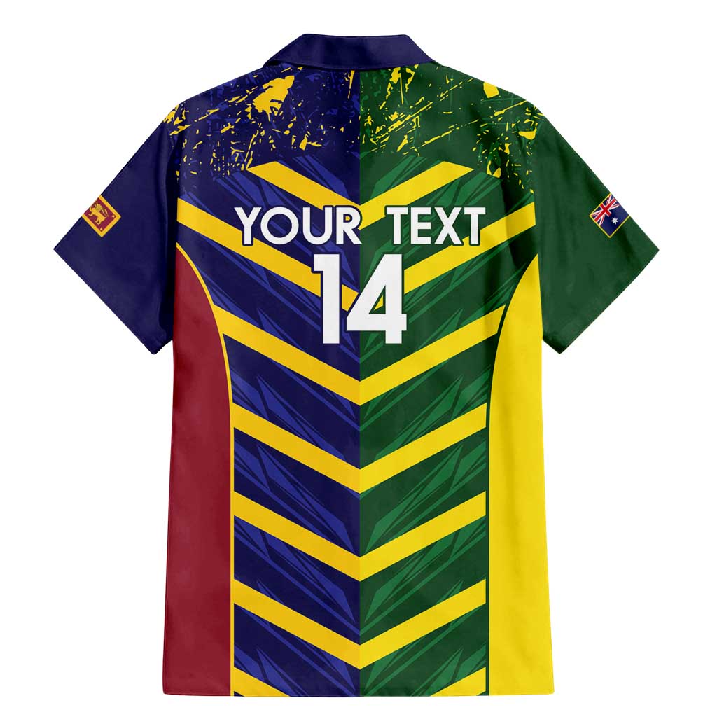 Custom Sri Lanka And Australia Cricket Family Matching Mermaid Dress and Hawaiian Shirt 2025 The Lions Baggy Greens Together