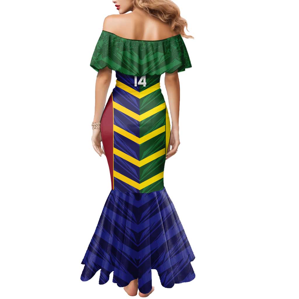 Custom Sri Lanka And Australia Cricket Mermaid Dress 2025 The Lions Baggy Greens Together