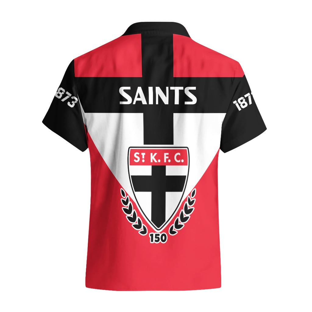 St Kilda Football 2023 Hawaiian Shirt Saints 150th Anniversary Sporty Style - Vibe Hoodie Shop