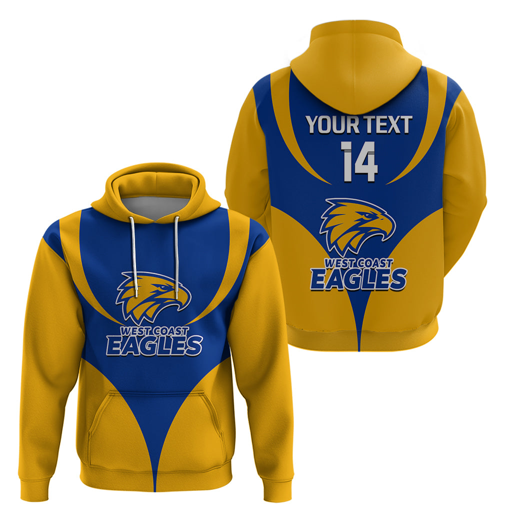 Personalised Eagles Football 2023 Hoodie West Coast Sporty Style - Vibe Hoodie Shop