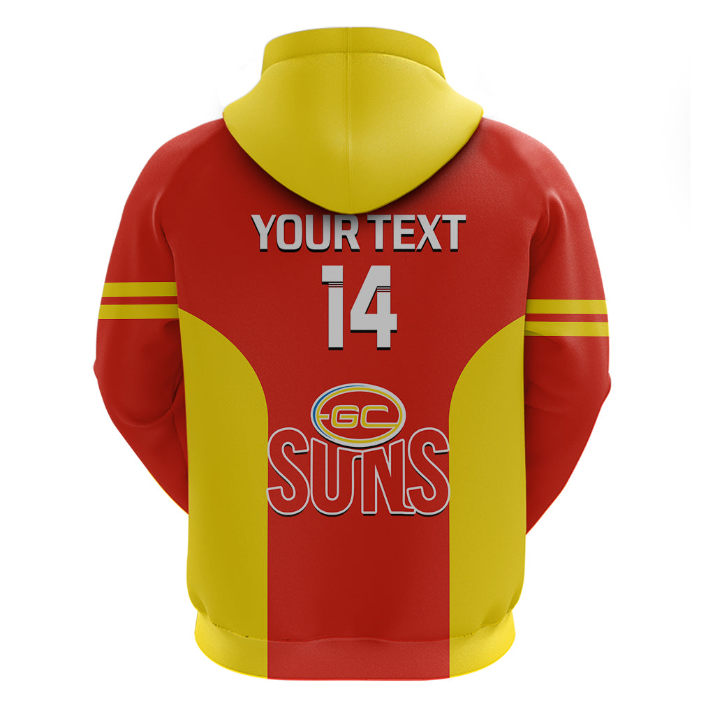 Personalised Gold Coast Football 2023 Hoodie Go Suns Sporty Style - Vibe Hoodie Shop