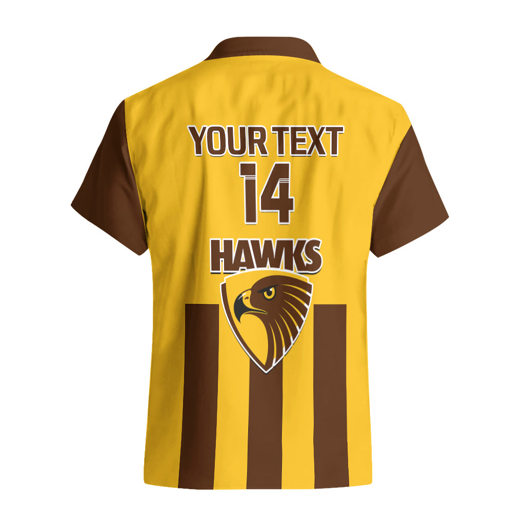 Personalised Hawthorn Football 2023 Hawaiian Shirt Go Hawks Sporty Style - Vibe Hoodie Shop