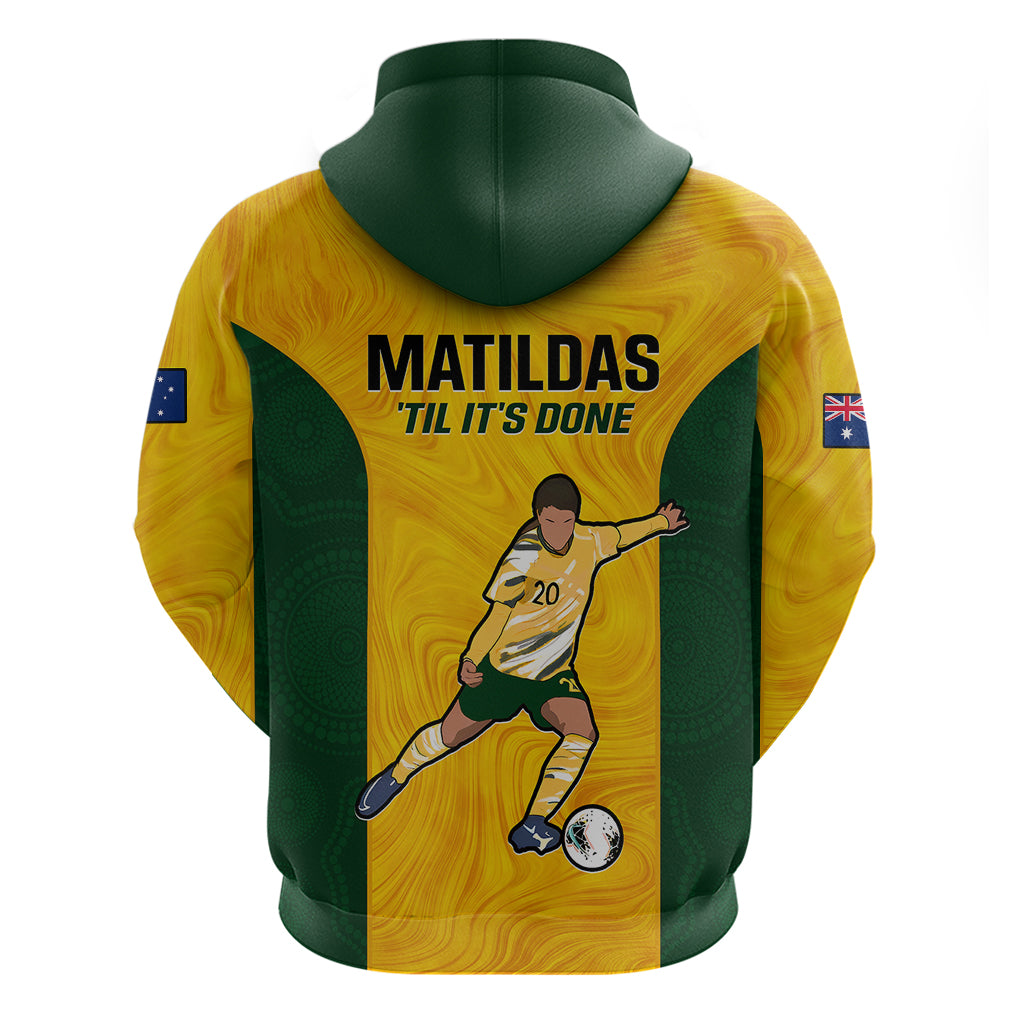 Australia Soccer Hoodie Sam Kerr Matildas Proud 2023 World Cup Yellow - Vibe Hoodie Shop