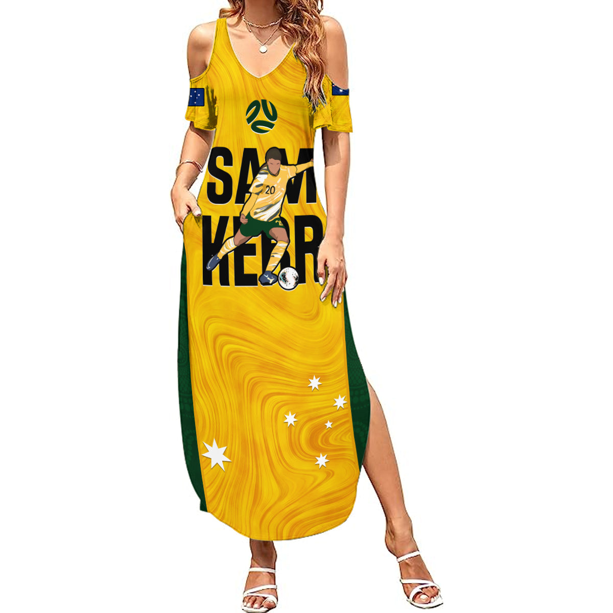 custom-australia-soccer-summer-maxi-dress-sam-kerr-matildas-proud-2023-world-cup-yellow