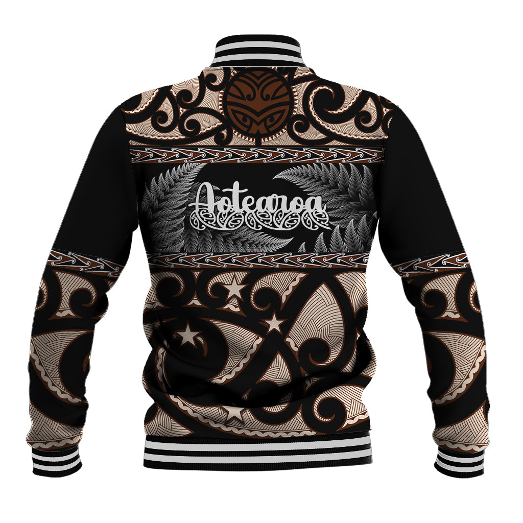 Kia Ora New Zealand Baseball Jacket Aotearoa Proud Maori With Silver Fern - Vibe Hoodie Shop