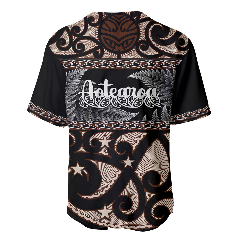 Kia Ora New Zealand Baseball Jersey Aotearoa Proud Maori With Silver Fern - Vibe Hoodie Shop