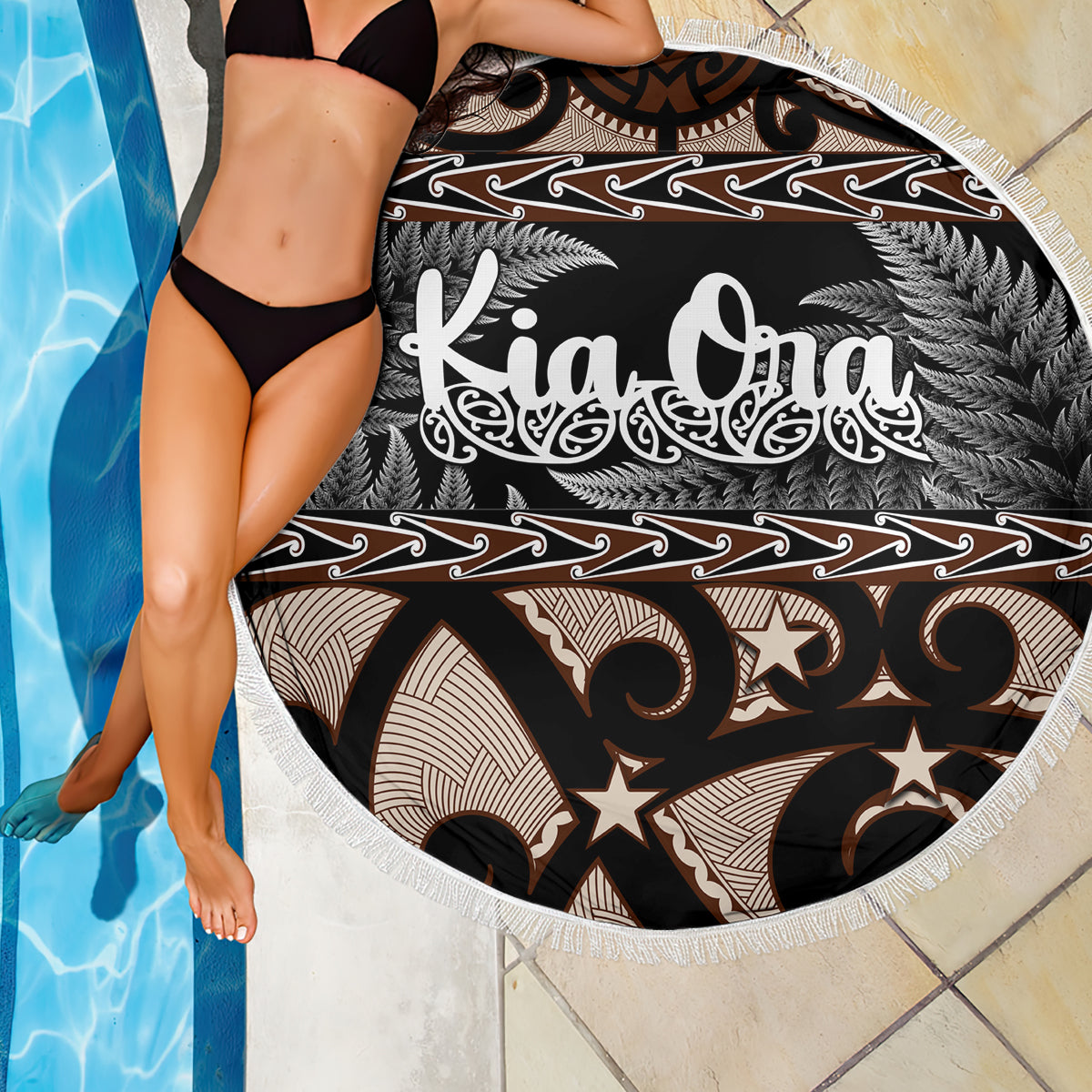 kia-ora-new-zealand-beach-blanket-aotearoa-proud-maori-with-silver-fern