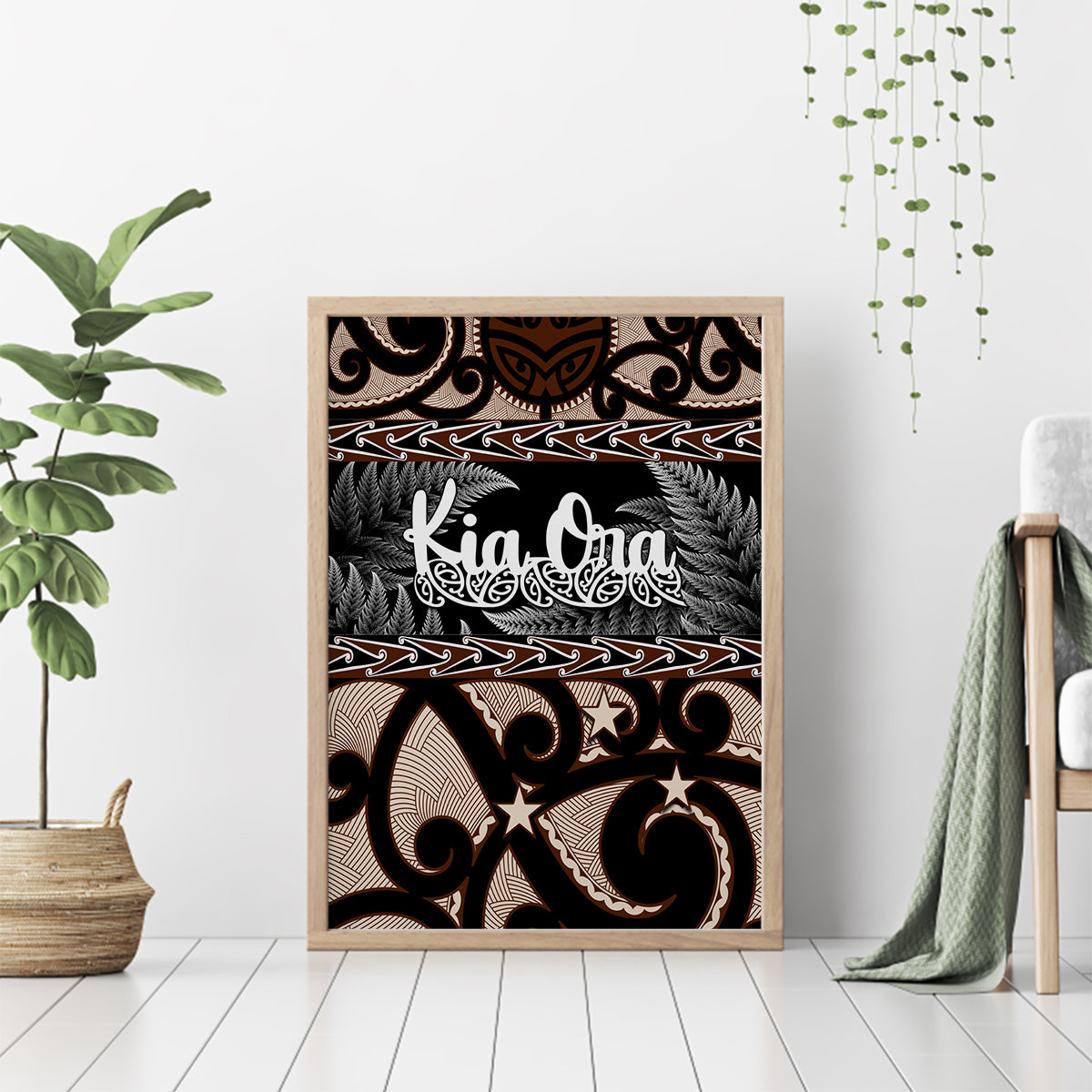 kia-ora-new-zealand-canvas-wall-art-aotearoa-proud-maori-with-silver-fern