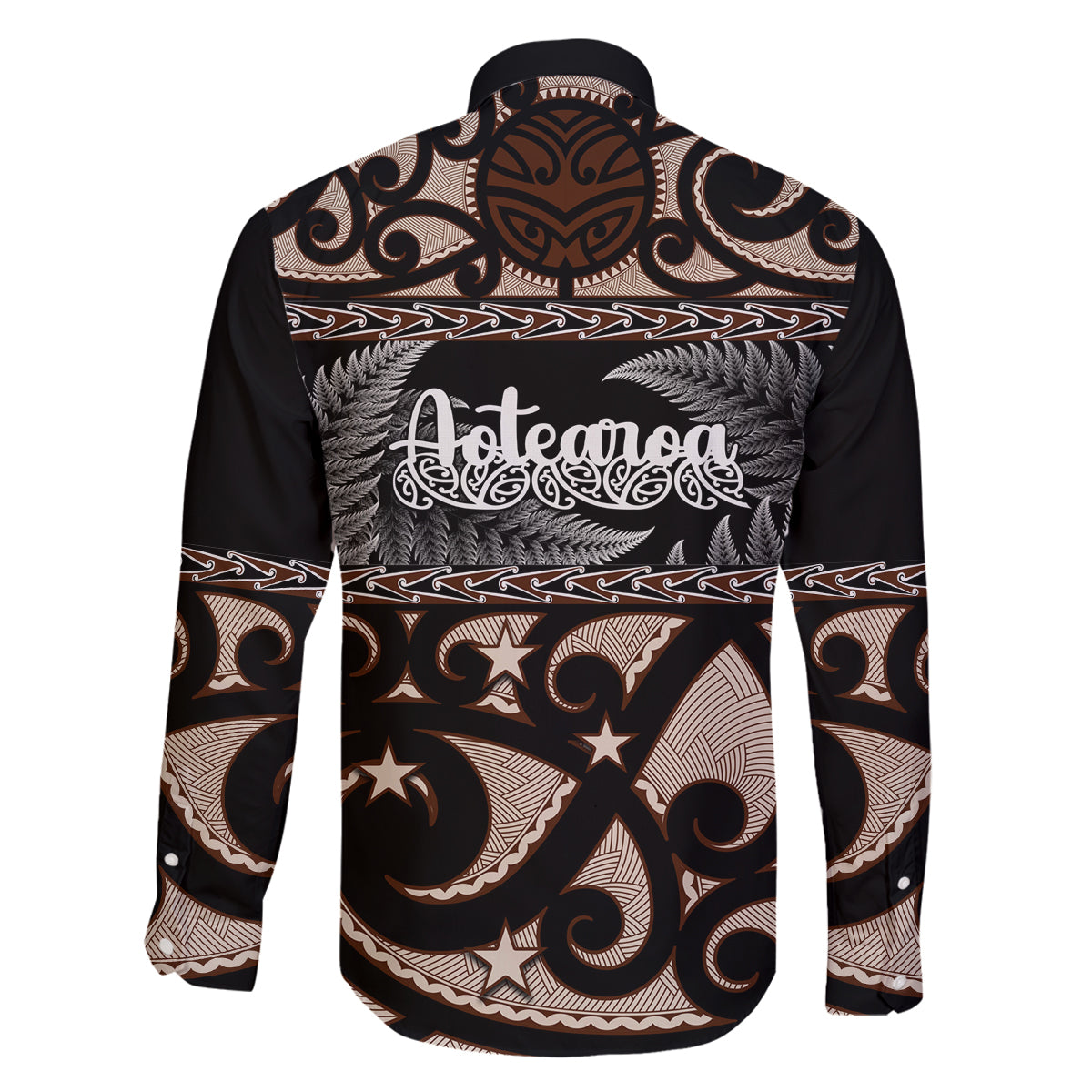 kia-ora-new-zealand-family-matching-long-sleeve-bodycon-dress-and-hawaiian-shirt-aotearoa-proud-maori-with-silver-fern