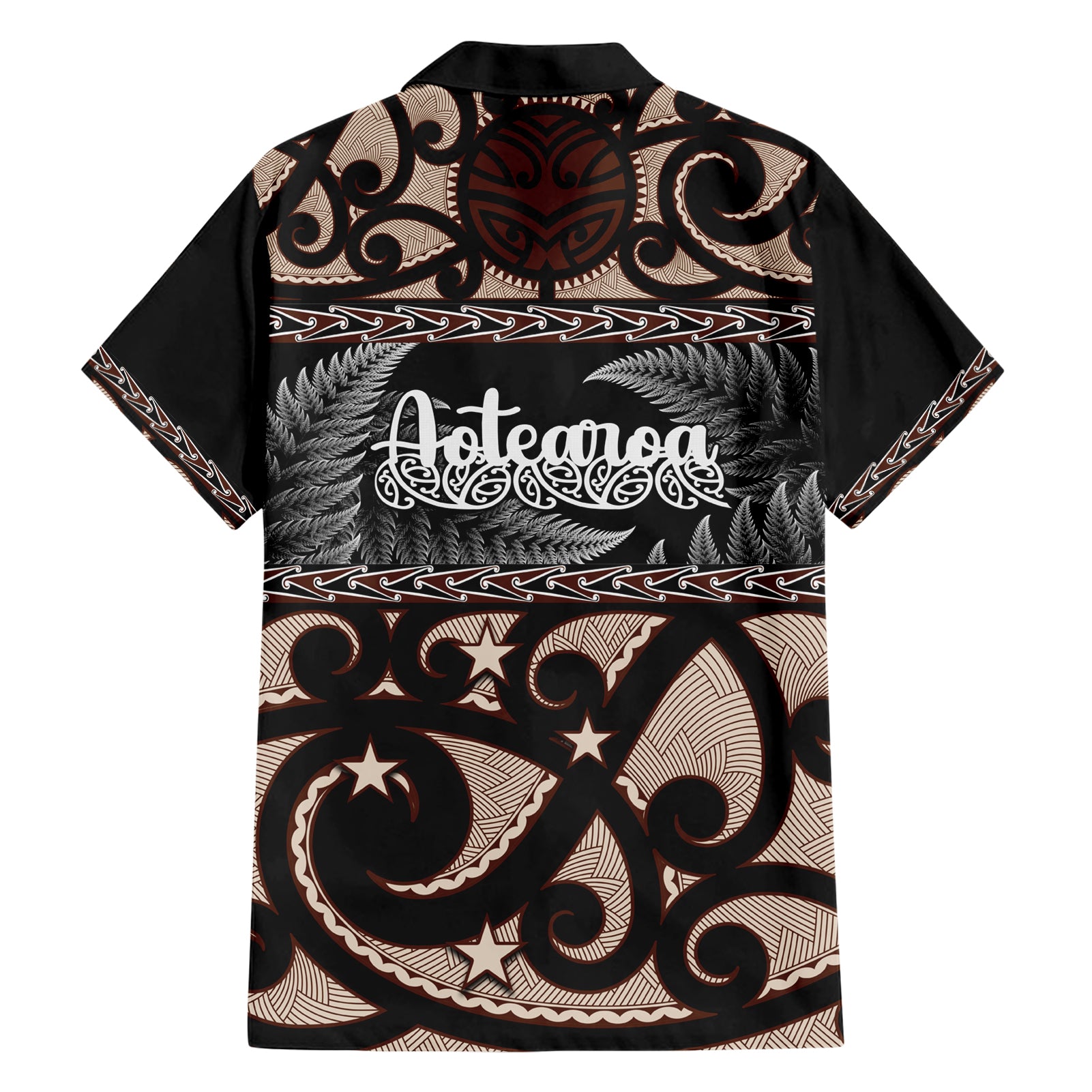 kia-ora-new-zealand-family-matching-short-sleeve-bodycon-dress-and-hawaiian-shirt-aotearoa-proud-maori-with-silver-fern