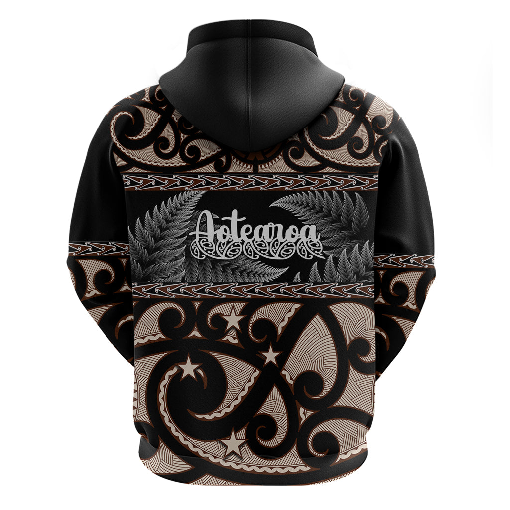 Kia Ora New Zealand Hoodie Aotearoa Proud Maori With Silver Fern - Vibe Hoodie Shop