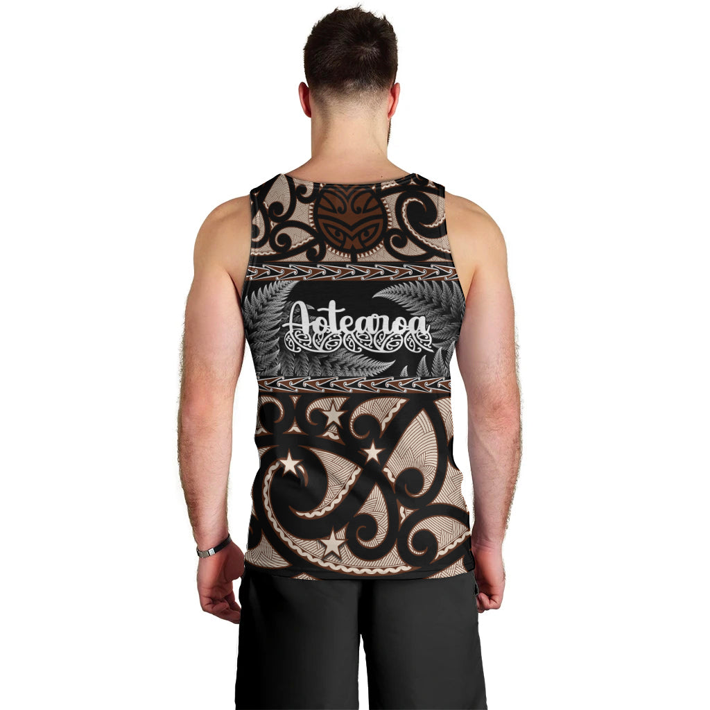 Kia Ora New Zealand Men Tank Top Aotearoa Proud Maori With Silver Fern - Vibe Hoodie Shop