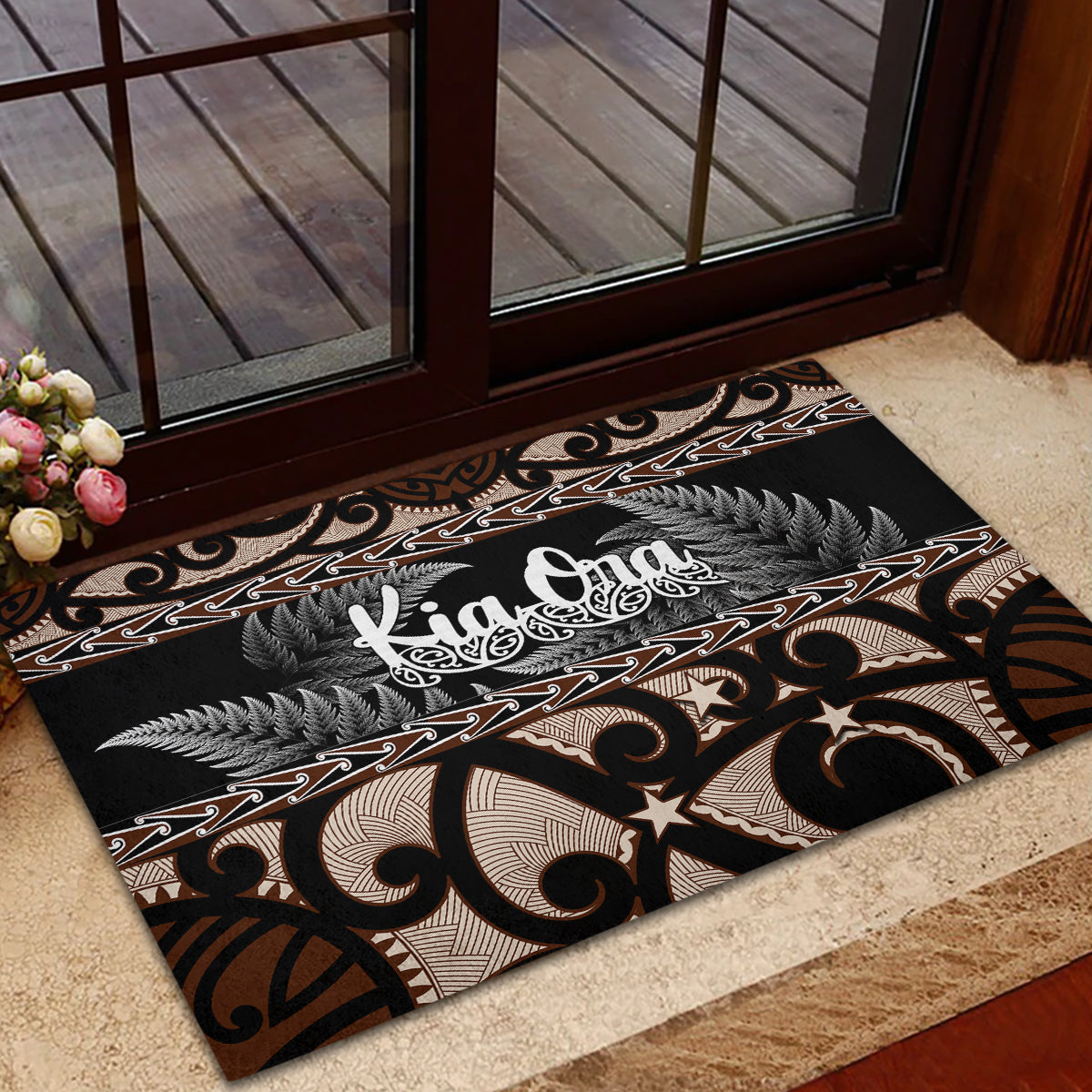 kia-ora-new-zealand-rubber-doormat-aotearoa-proud-maori-with-silver-fern