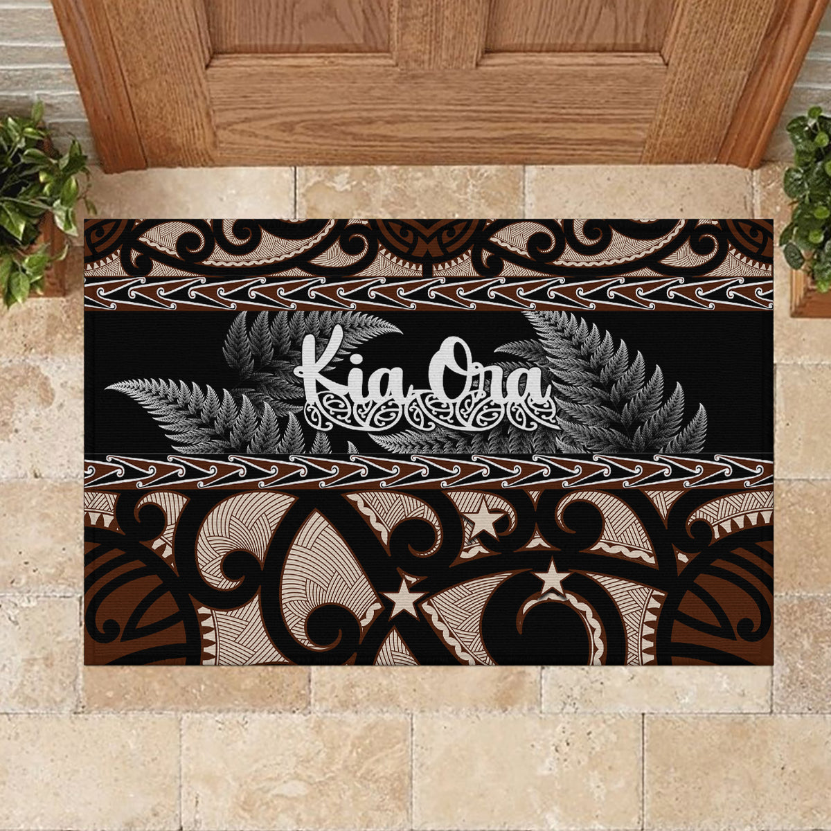 kia-ora-new-zealand-rubber-doormat-aotearoa-proud-maori-with-silver-fern