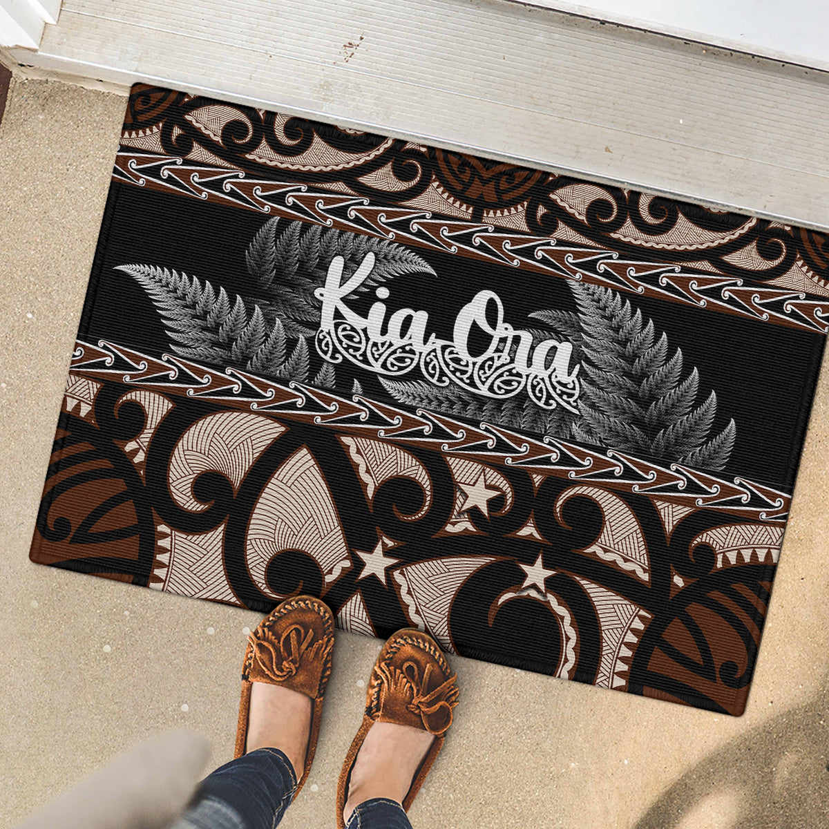 kia-ora-new-zealand-rubber-doormat-aotearoa-proud-maori-with-silver-fern