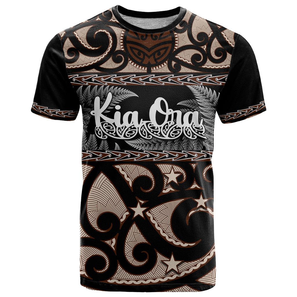 Kia Ora New Zealand T Shirt Aotearoa Proud Maori With Silver Fern - Vibe Hoodie Shop