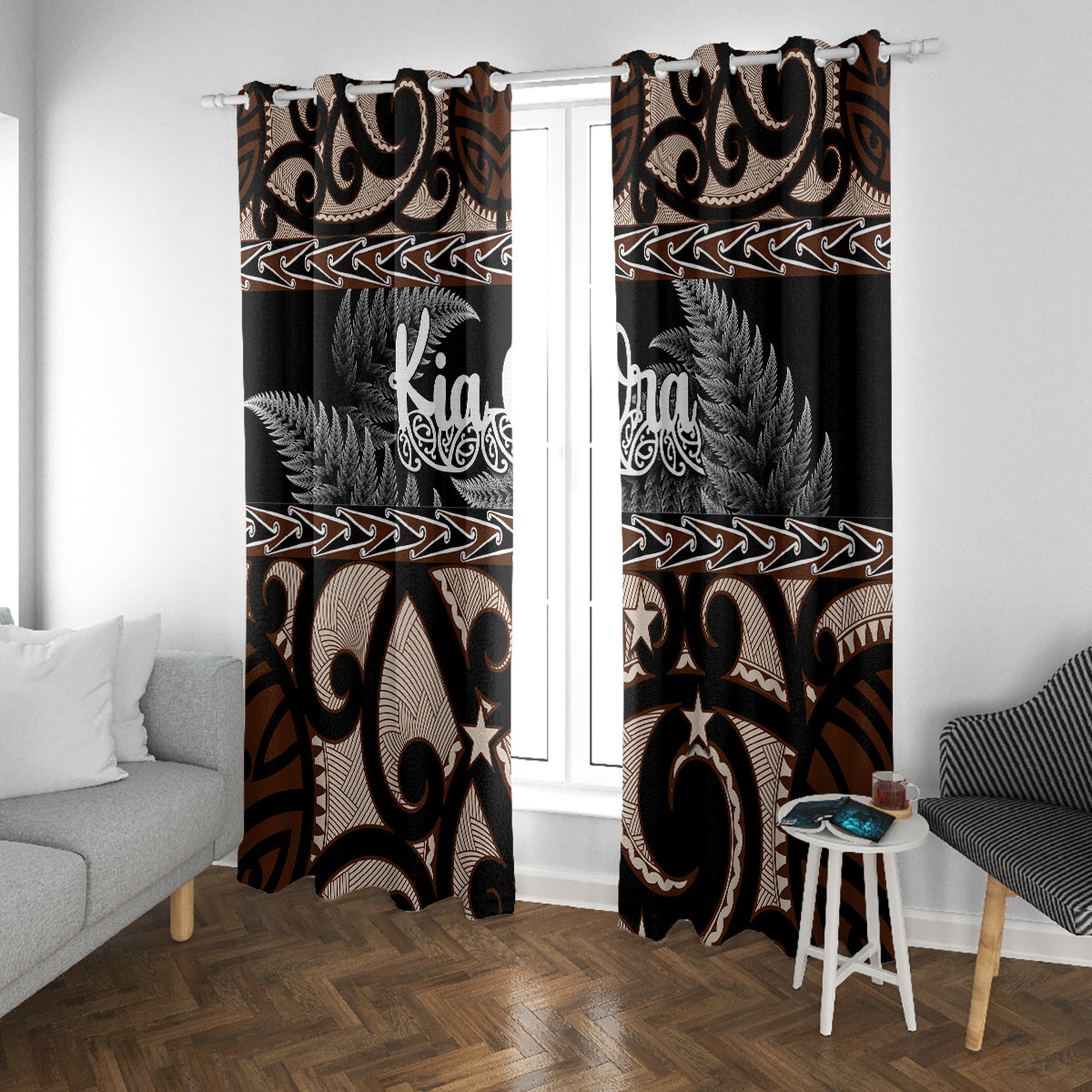 kia-ora-new-zealand-window-curtain-aotearoa-proud-maori-with-silver-fern