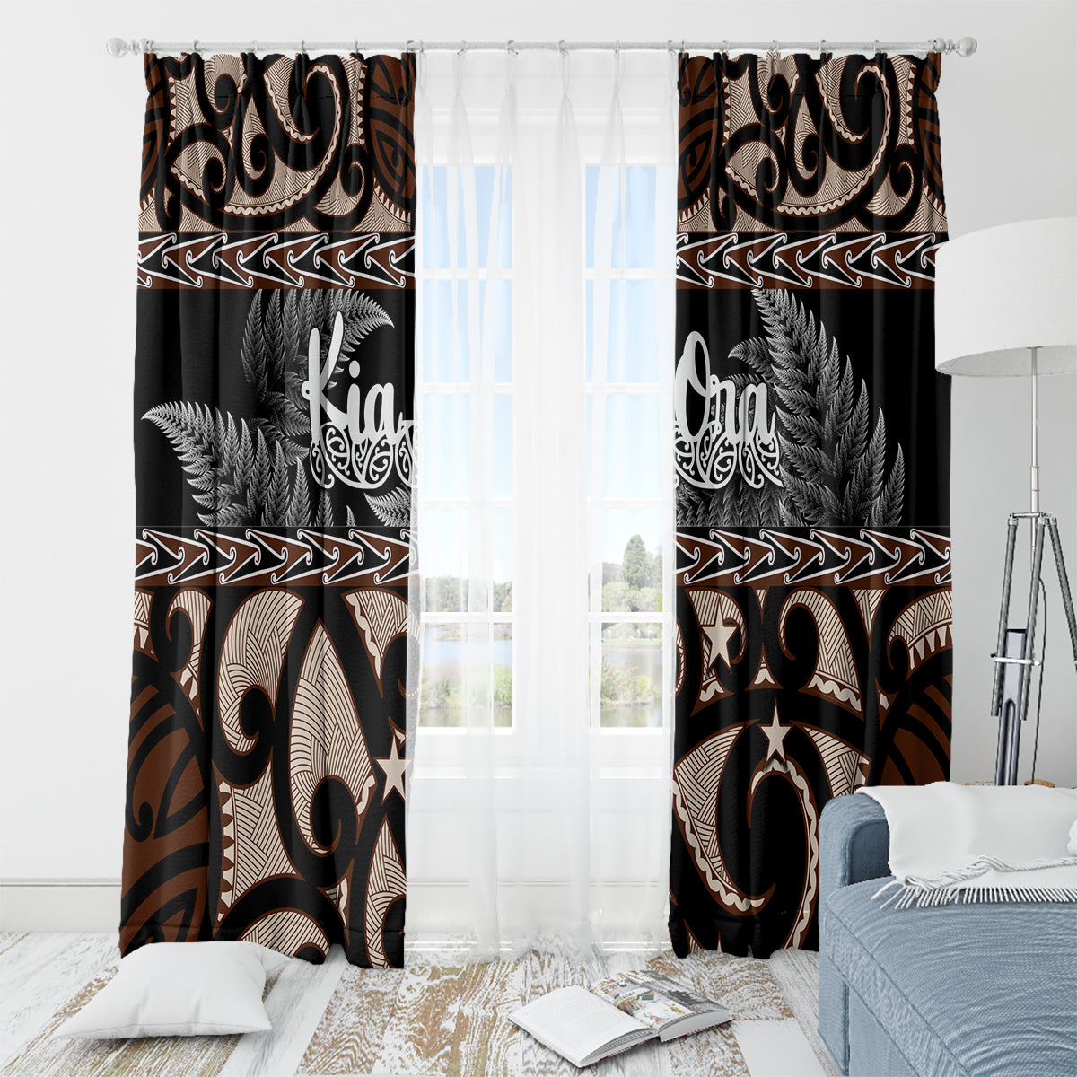 kia-ora-new-zealand-window-curtain-aotearoa-proud-maori-with-silver-fern