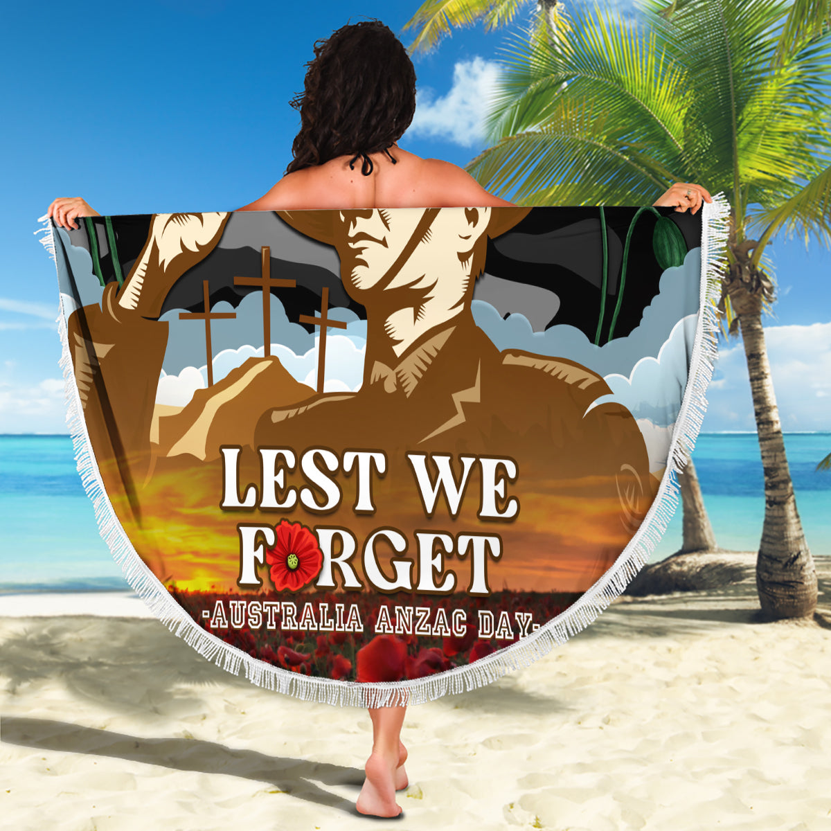 australia-anzac-day-beach-blanket-lest-we-forget-australian-army-corps
