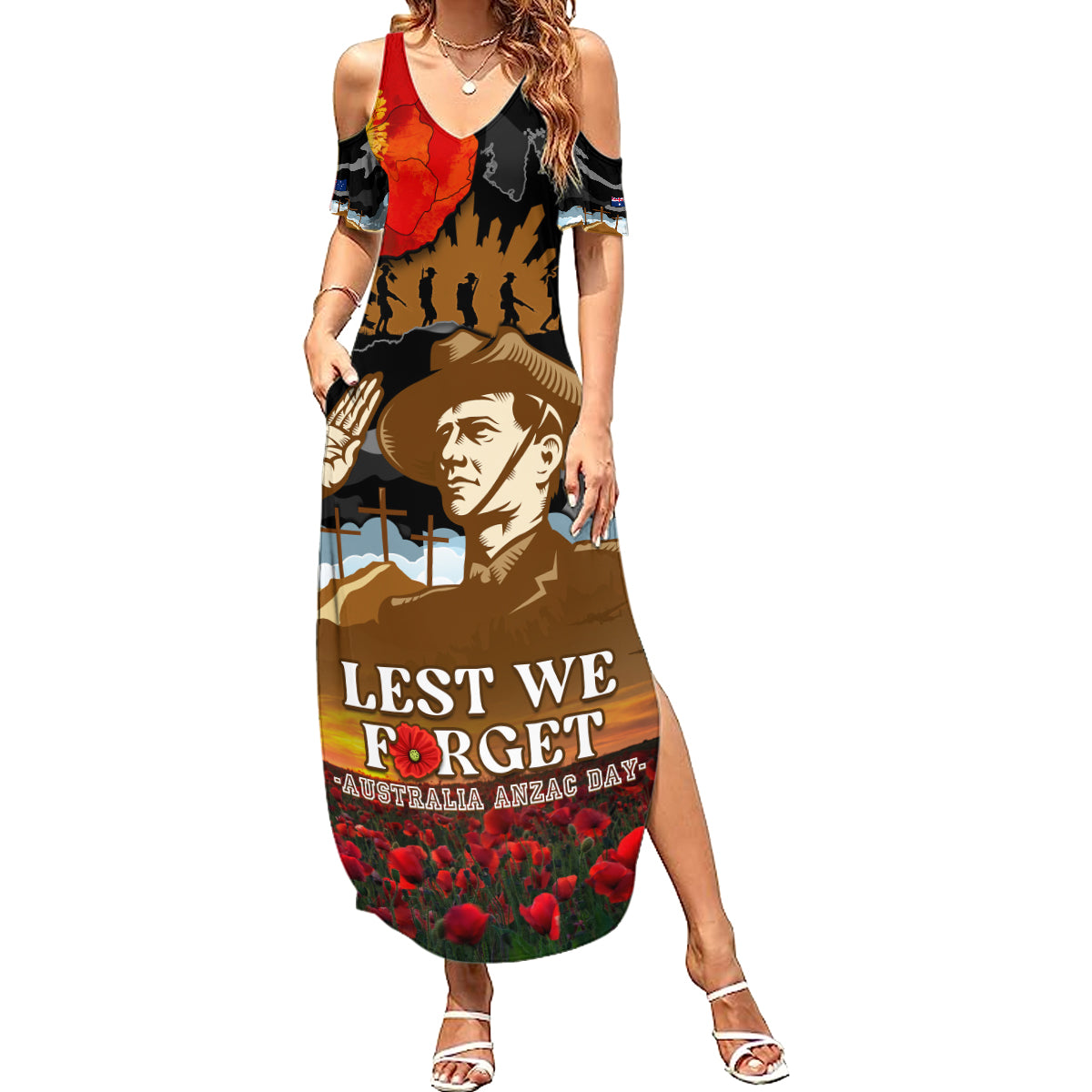 australia-anzac-day-family-matching-summer-maxi-dress-and-hawaiian-shirt-lest-we-forget-australian-army-corps