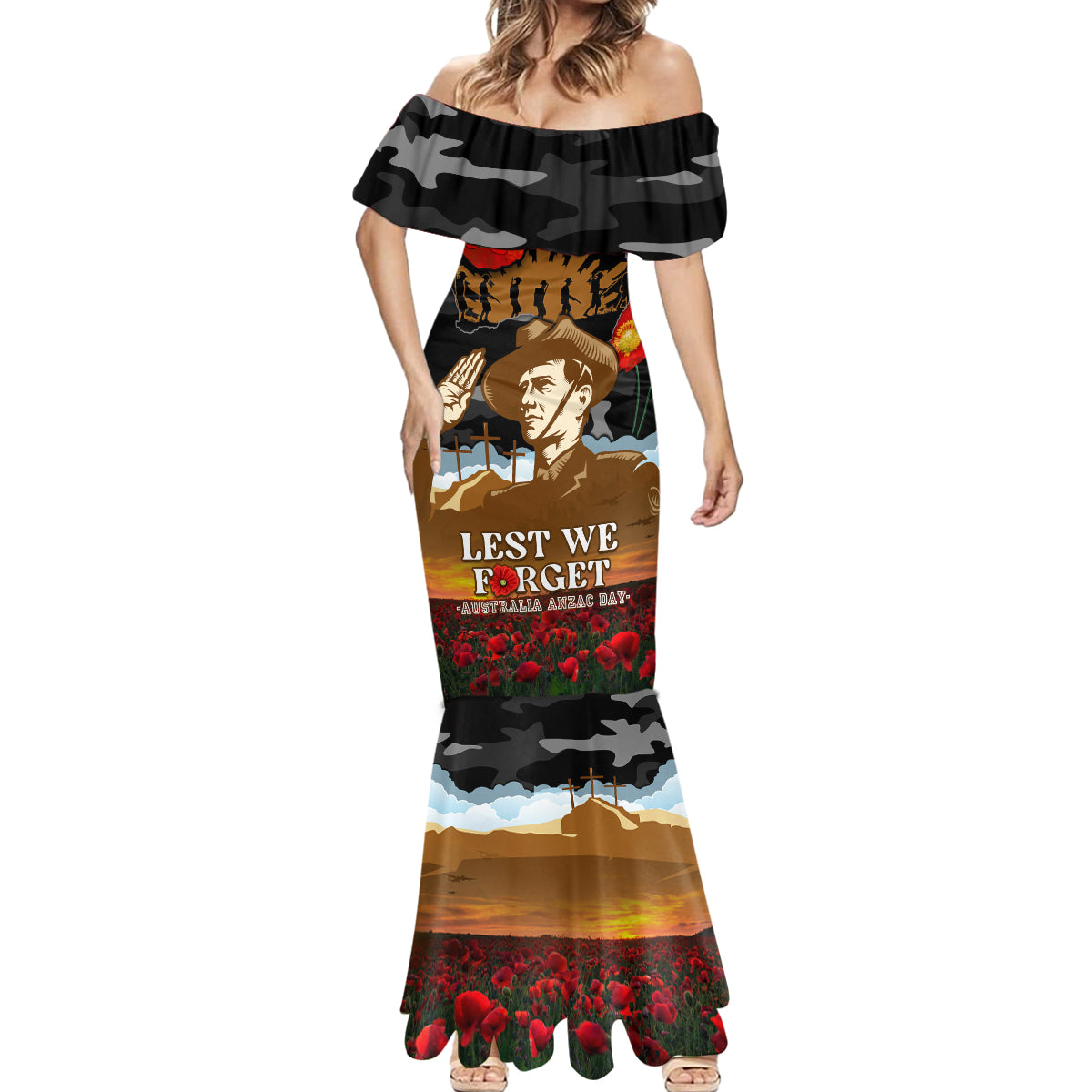 australia-anzac-day-mermaid-dress-lest-we-forget-australian-army-corps