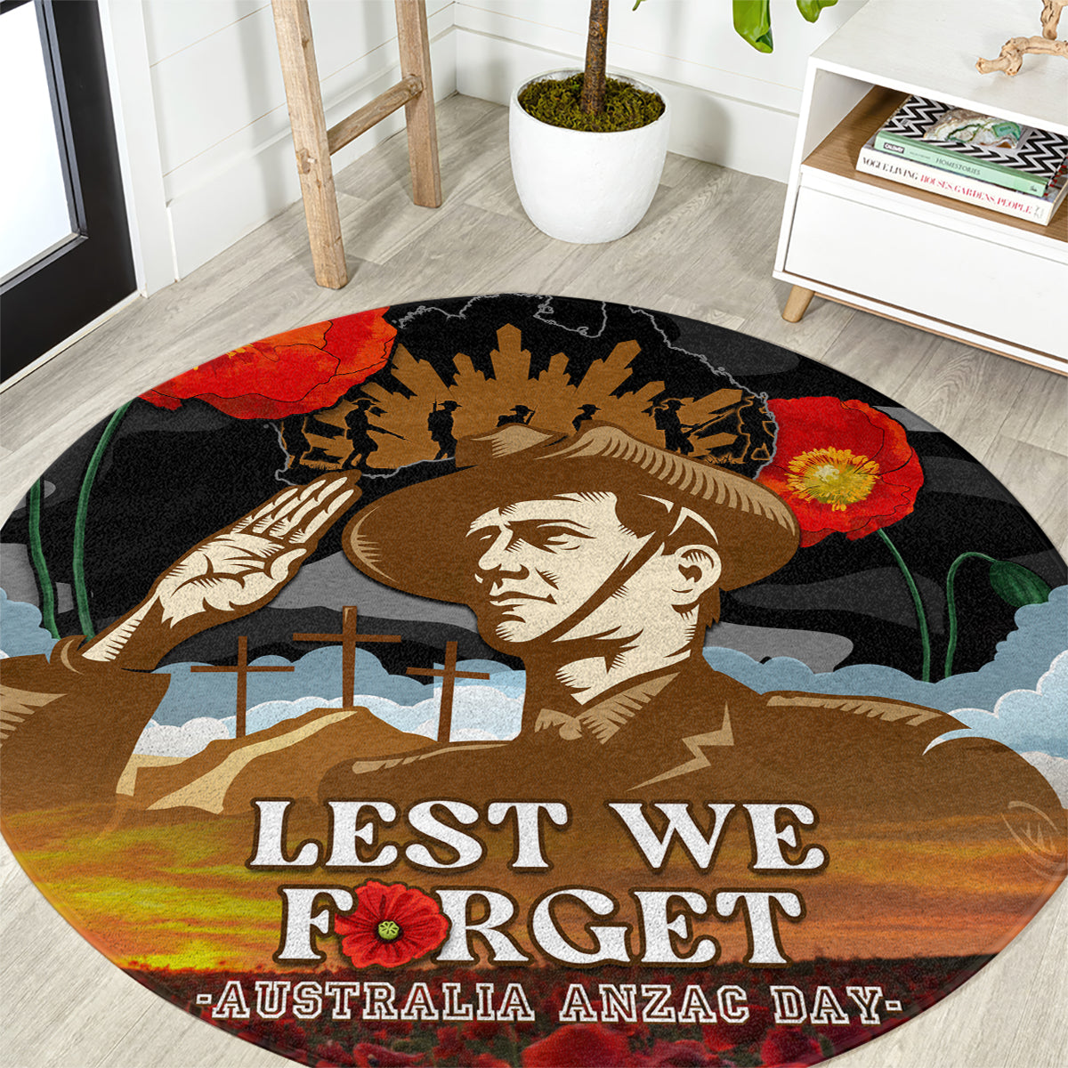 australia-anzac-day-round-carpet-lest-we-forget-australian-army-corps