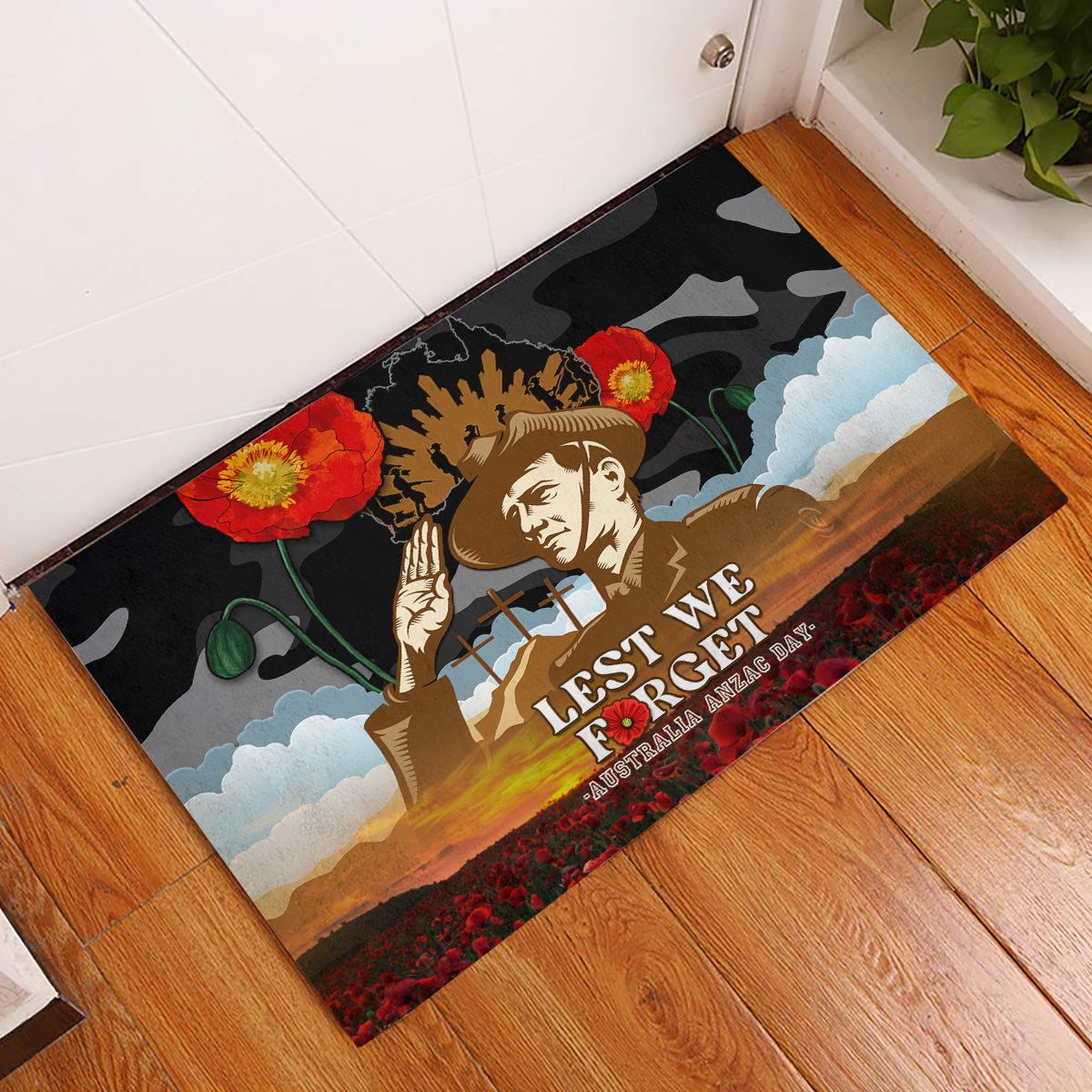 australia-anzac-day-rubber-doormat-lest-we-forget-australian-army-corps