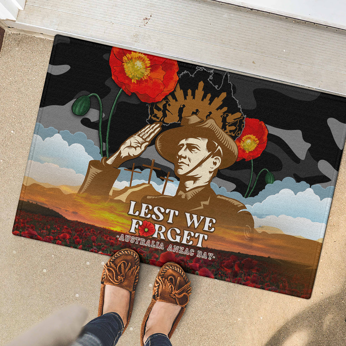 australia-anzac-day-rubber-doormat-lest-we-forget-australian-army-corps