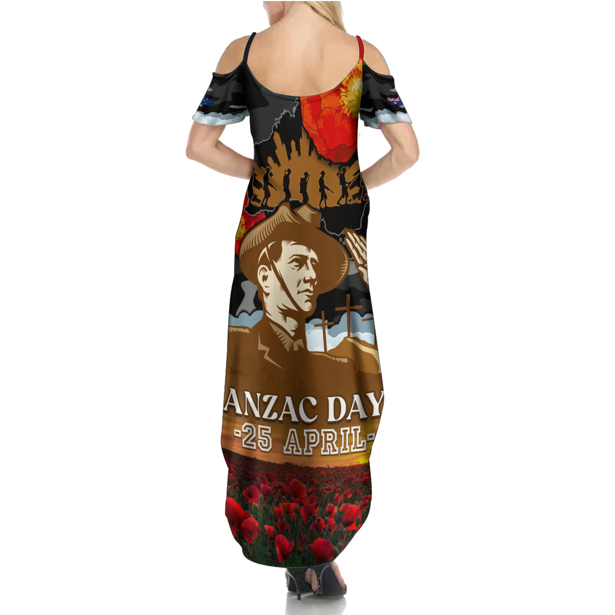 australia-anzac-day-summer-maxi-dress-lest-we-forget-australian-army-corps