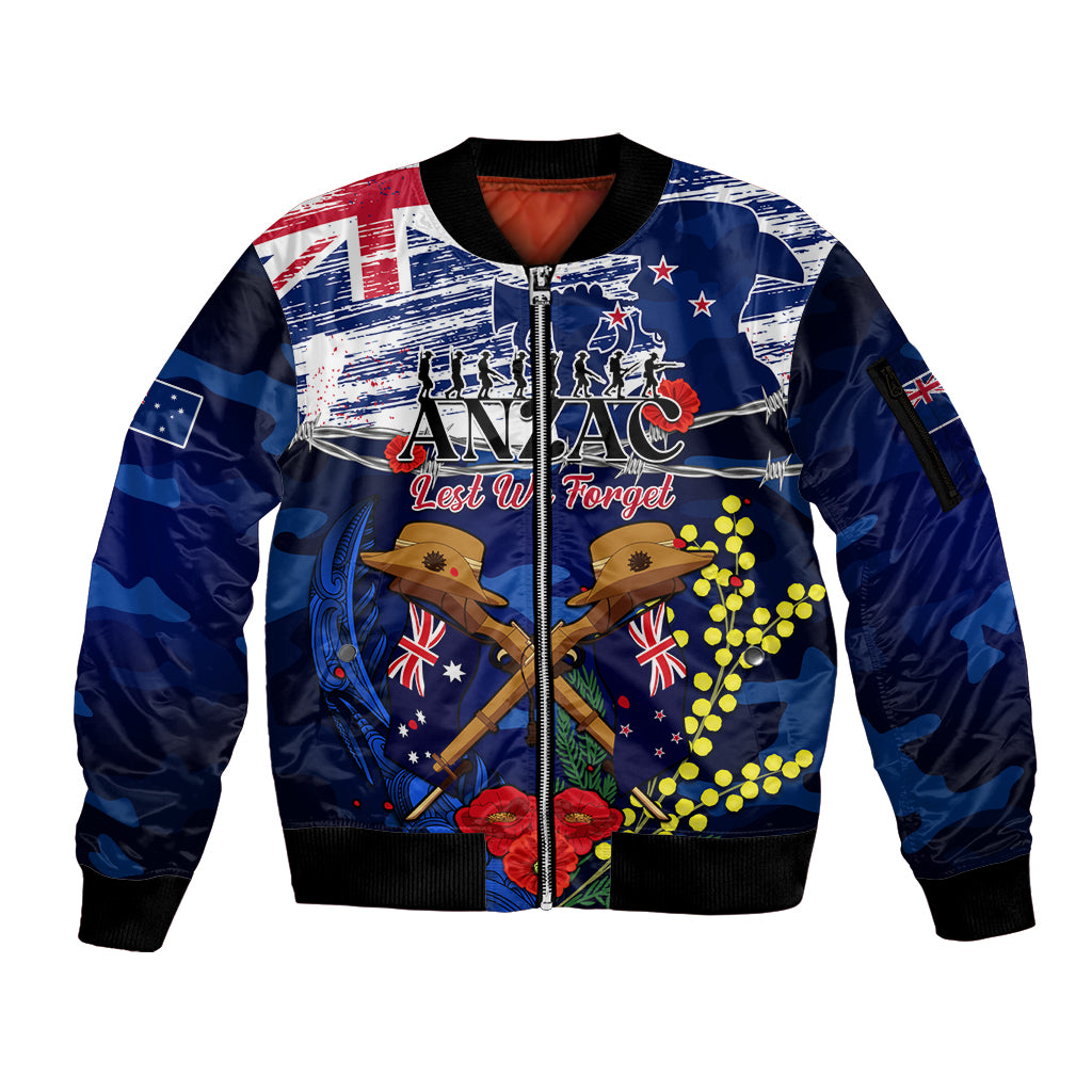 australia-and-new-zealand-anzac-day-sleeve-zip-bomber-jacket-lest-we-forget-silver-fern-with-golden-wattle