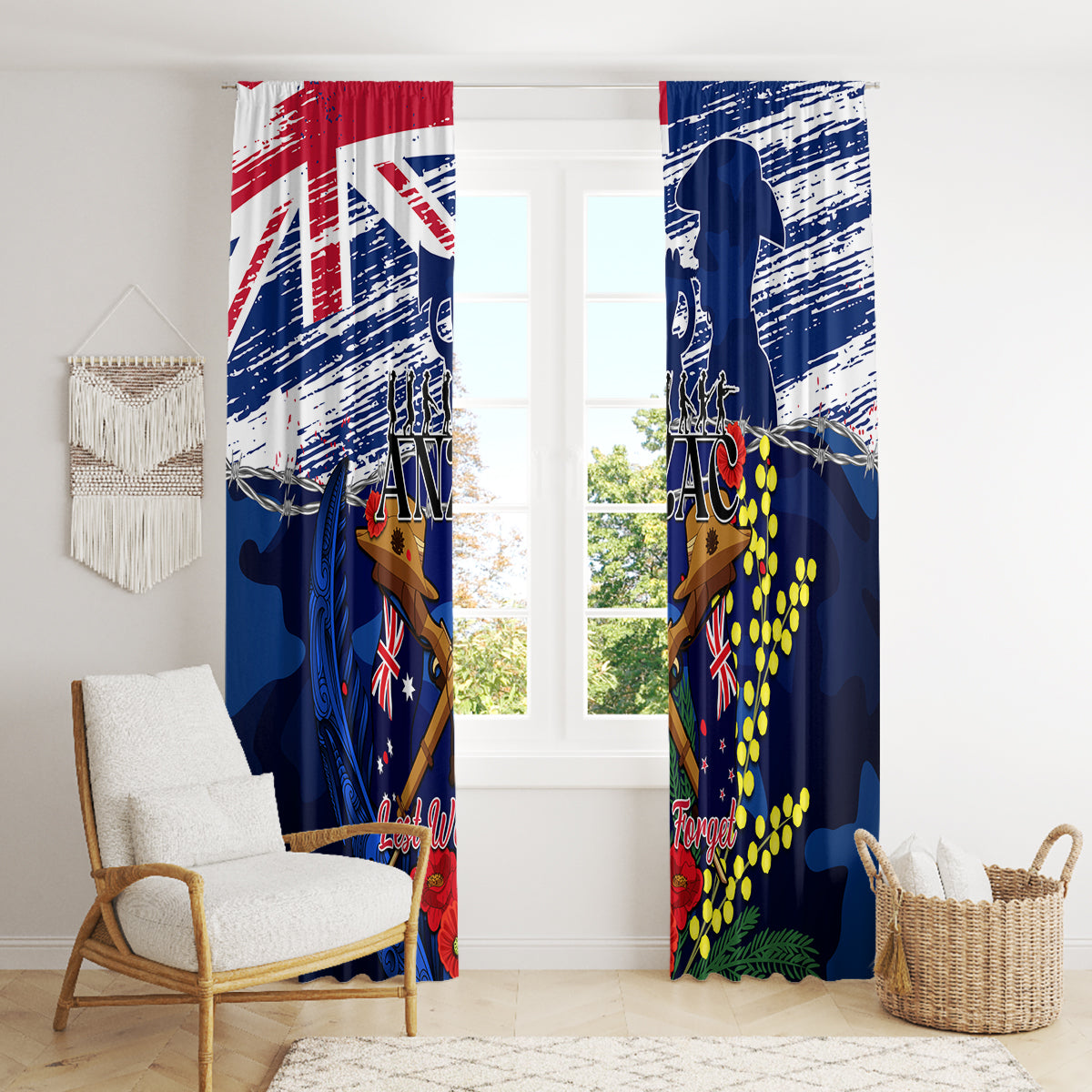 australia-and-new-zealand-anzac-day-window-curtain-lest-we-forget-silver-fern-with-golden-wattle