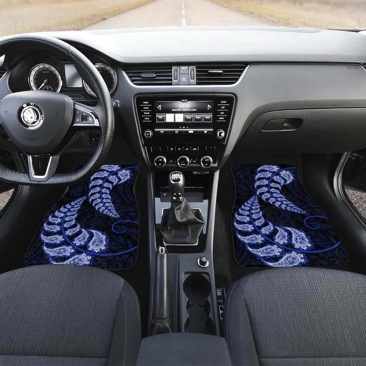 blue-new-zealand-paisley-silver-fern-car-mats-aotearoa-maori