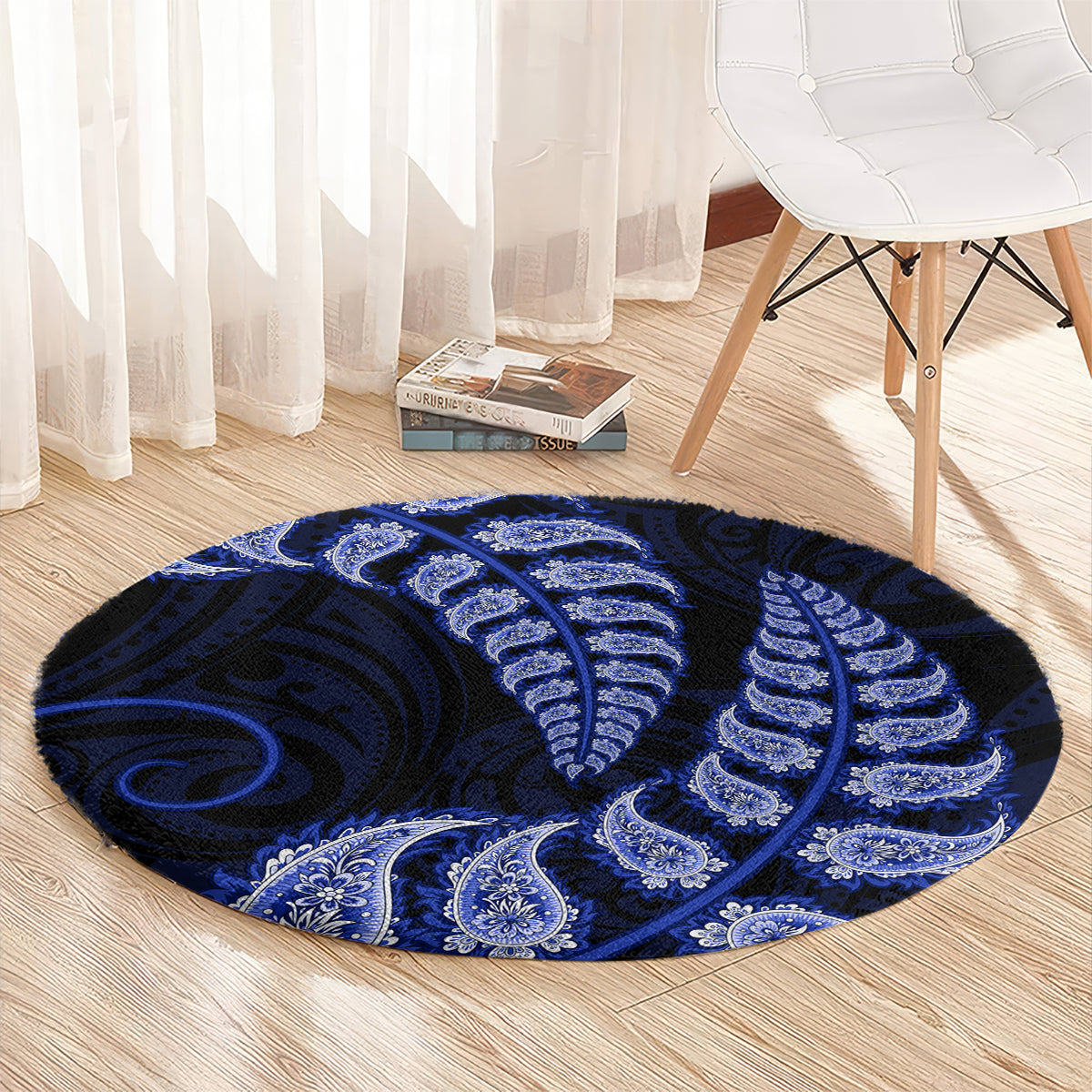 blue-new-zealand-paisley-silver-fern-round-carpet-aotearoa-maori