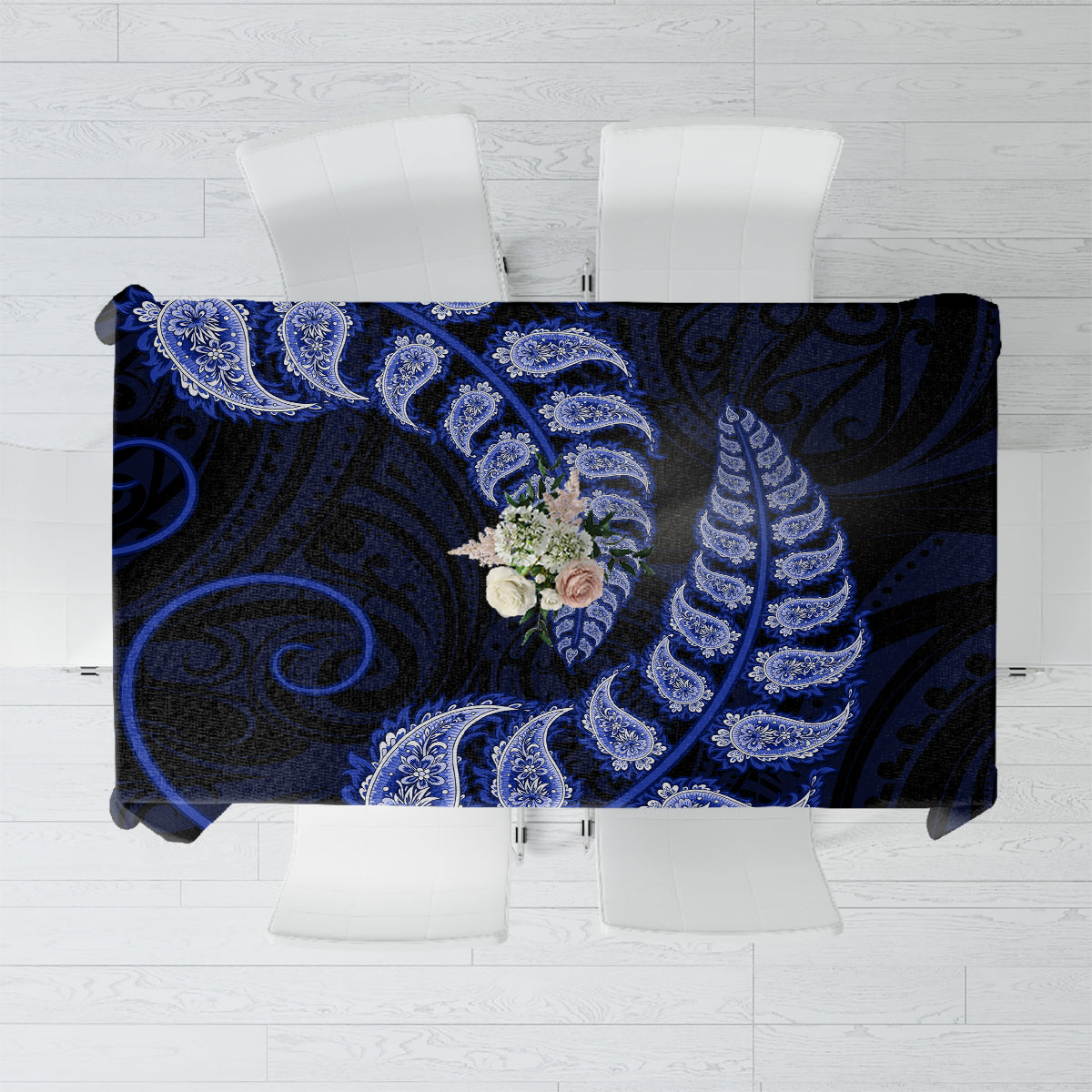 blue-new-zealand-paisley-silver-fern-tablecloth-aotearoa-maori