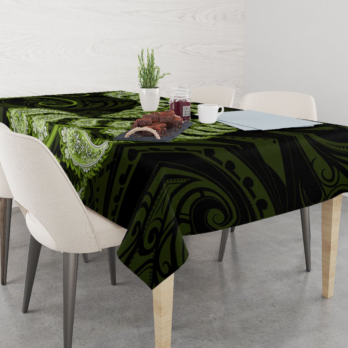 green-new-zealand-paisley-silver-fern-tablecloth-aotearoa-maori