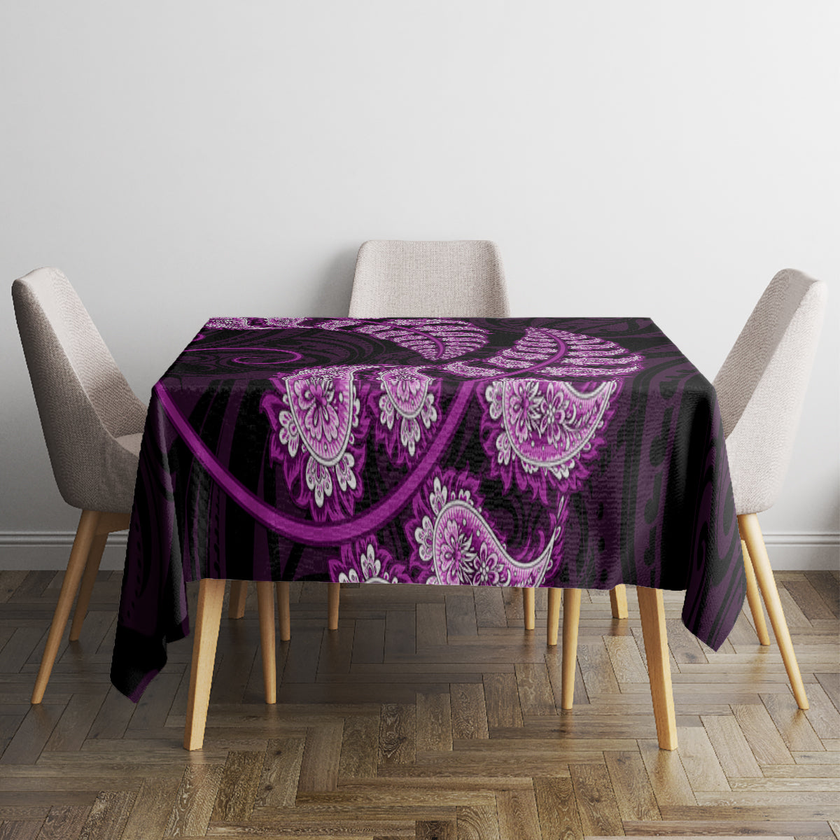 purple-new-zealand-paisley-silver-fern-tablecloth-aotearoa-maori