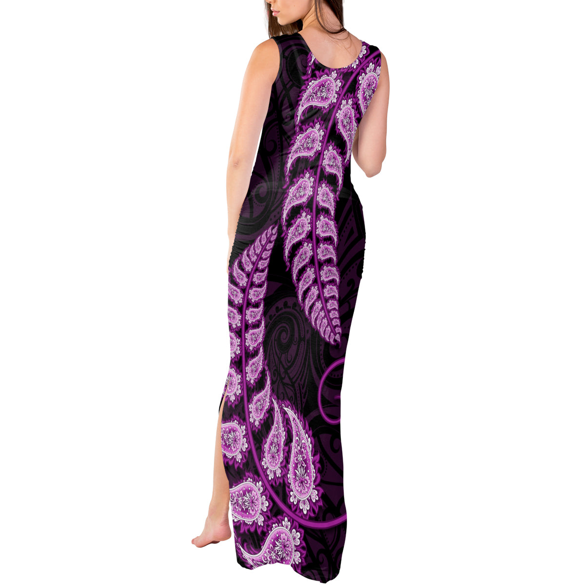 purple-new-zealand-paisley-silver-fern-tank-maxi-dress-aotearoa-maori