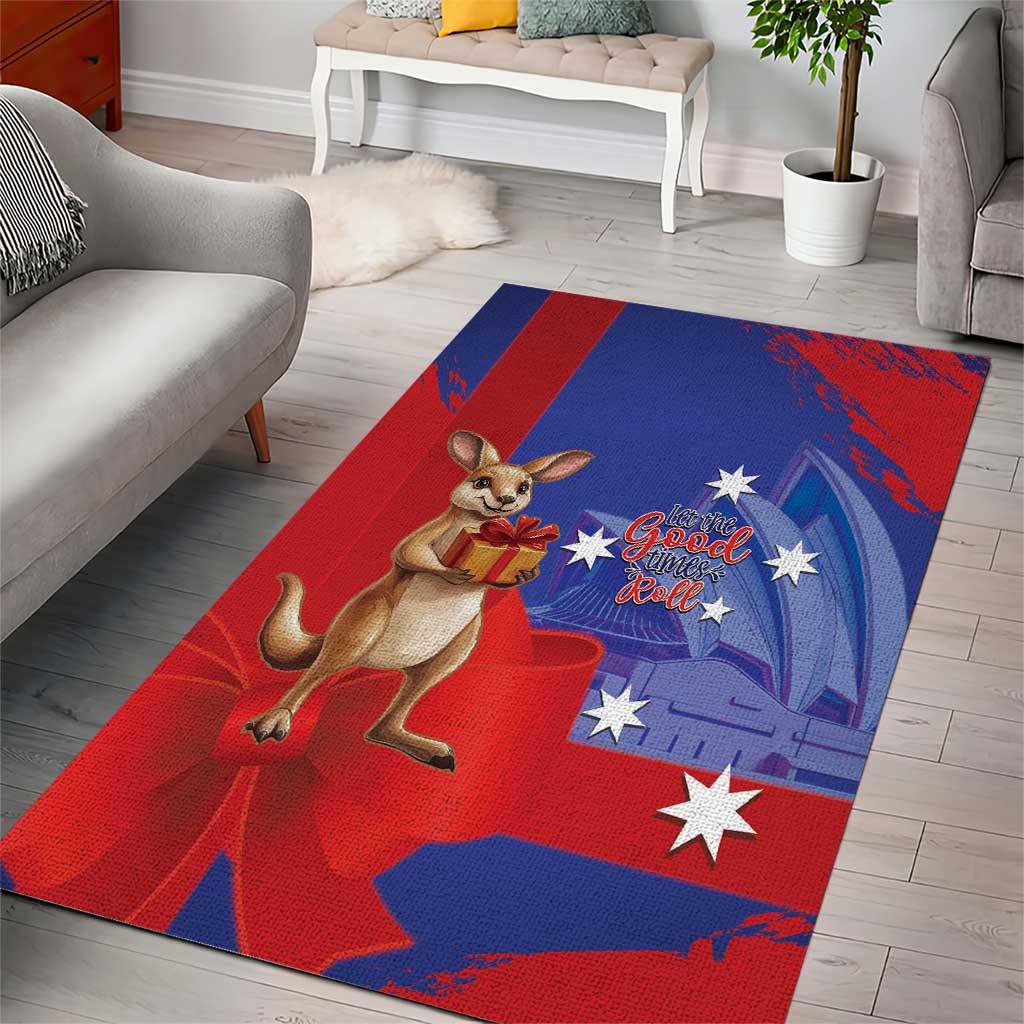 Happy Boxing Day Australia Area Rug Let The Good Time Roll! - Vibe Hoodie Shop