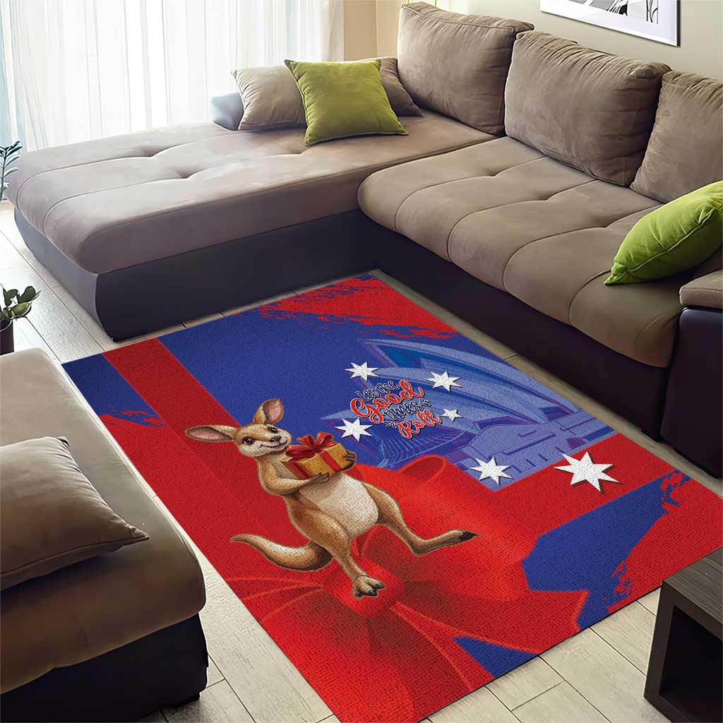 Happy Boxing Day Australia Area Rug Let The Good Time Roll! - Vibe Hoodie Shop