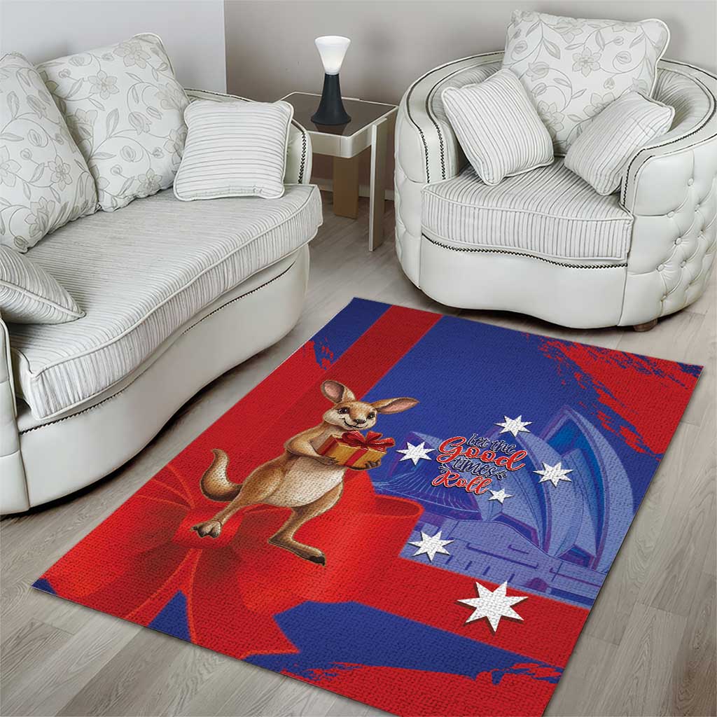 Happy Boxing Day Australia Area Rug Let The Good Time Roll! - Vibe Hoodie Shop