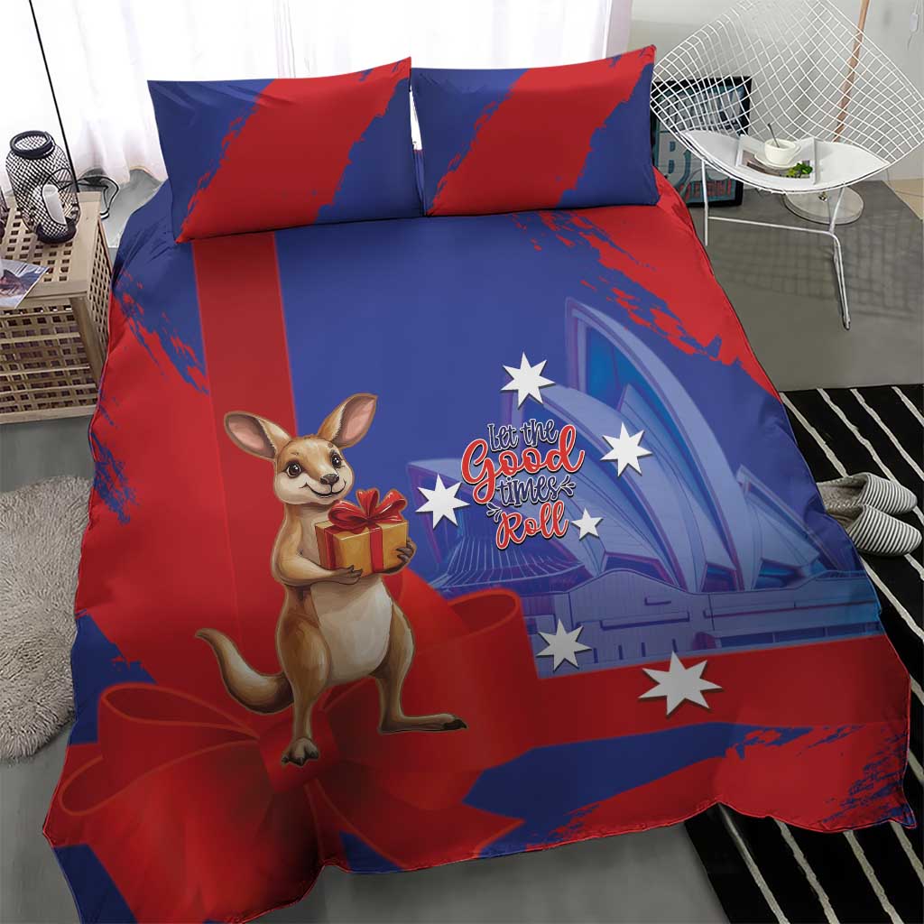 Happy Boxing Day Australia Bedding Set Let The Good Time Roll! - Vibe Hoodie Shop