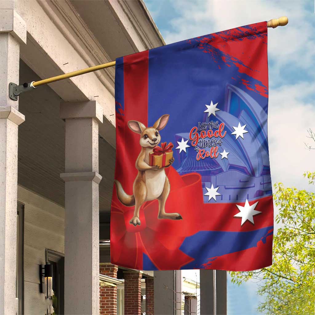 Happy Boxing Day Australia Garden Flag Let The Good Time Roll! - Vibe Hoodie Shop