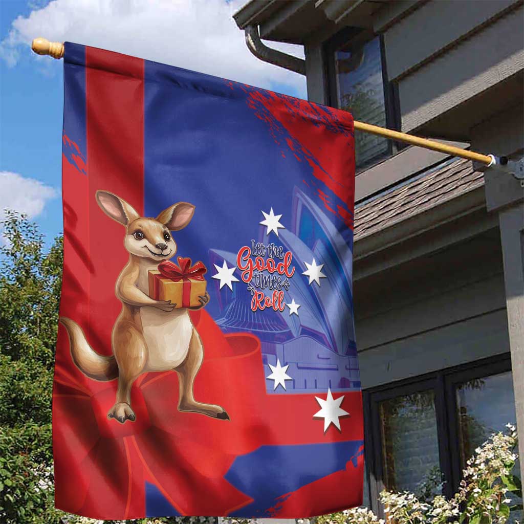 Happy Boxing Day Australia Garden Flag Let The Good Time Roll! - Vibe Hoodie Shop